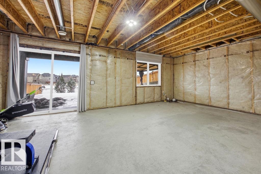 1057 Coopers Hawk Link, Edmonton, AB - Indoor Photo Showing Basement