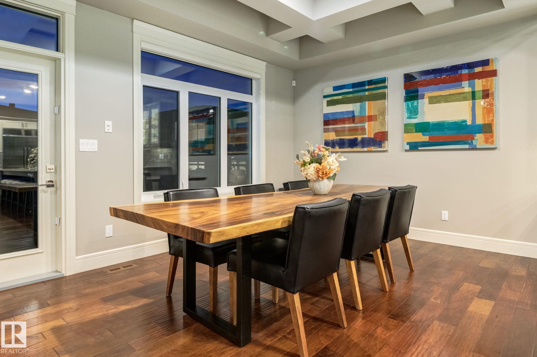 4096 Whispering River Drive Nw, Edmonton, AB - Indoor Photo Showing Dining Room
