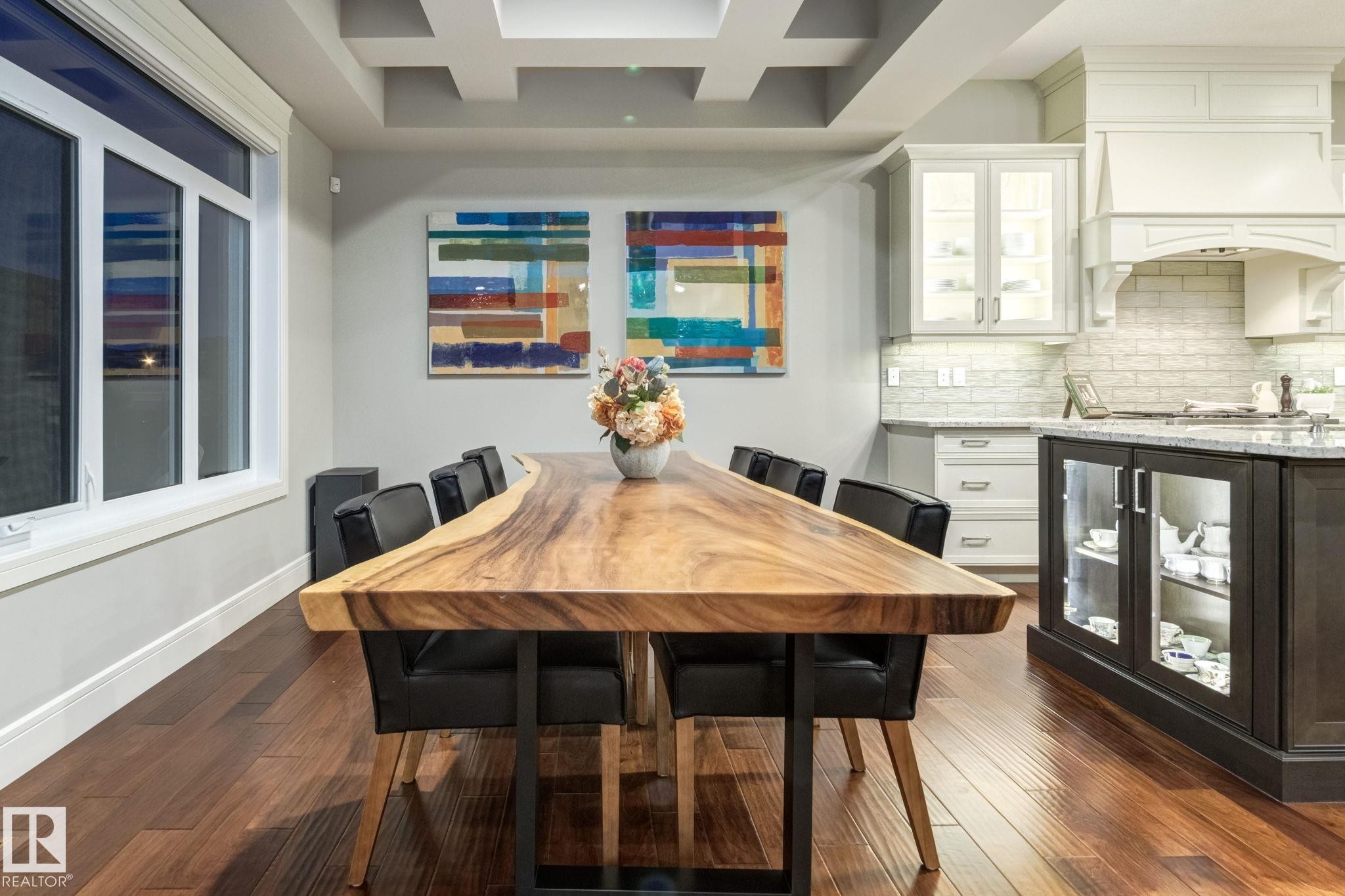 4096 Whispering River Drive Nw, Edmonton, AB - Indoor Photo Showing Dining Room