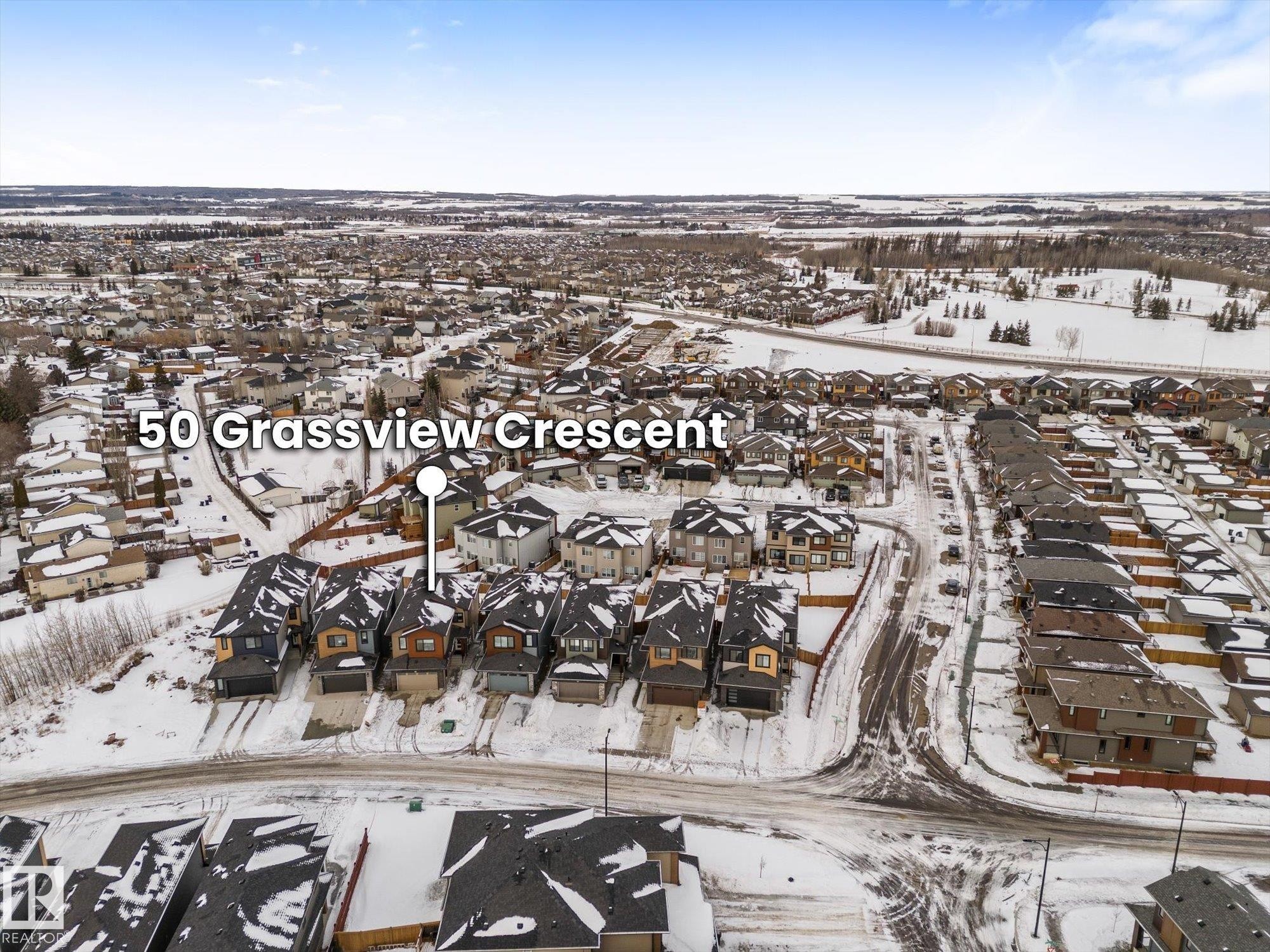 50 Grassview Crescent, Spruce Grove, AB - Outdoor With View
