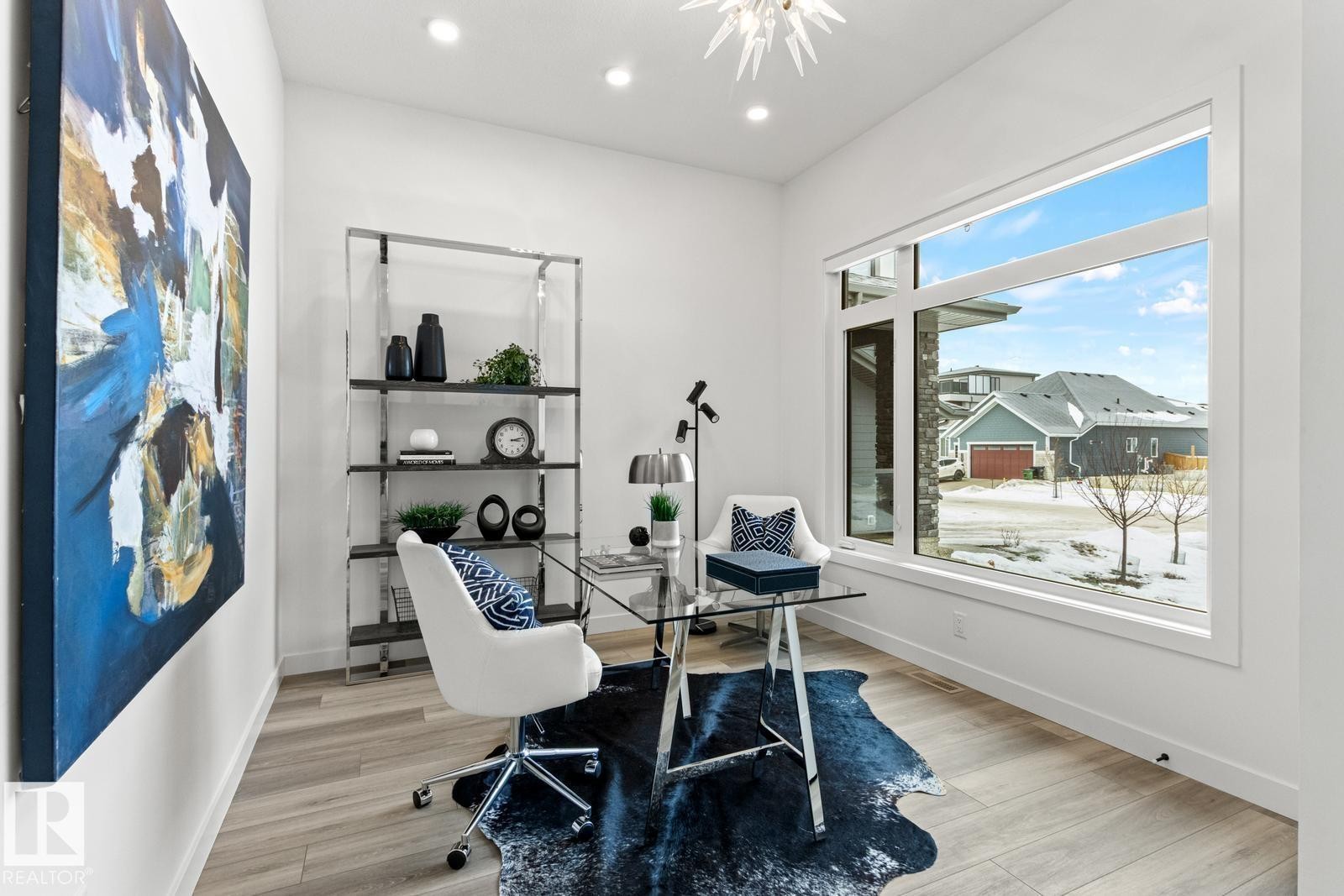 4832 Knight Crescent, Edmonton, AB - Indoor Photo Showing Office