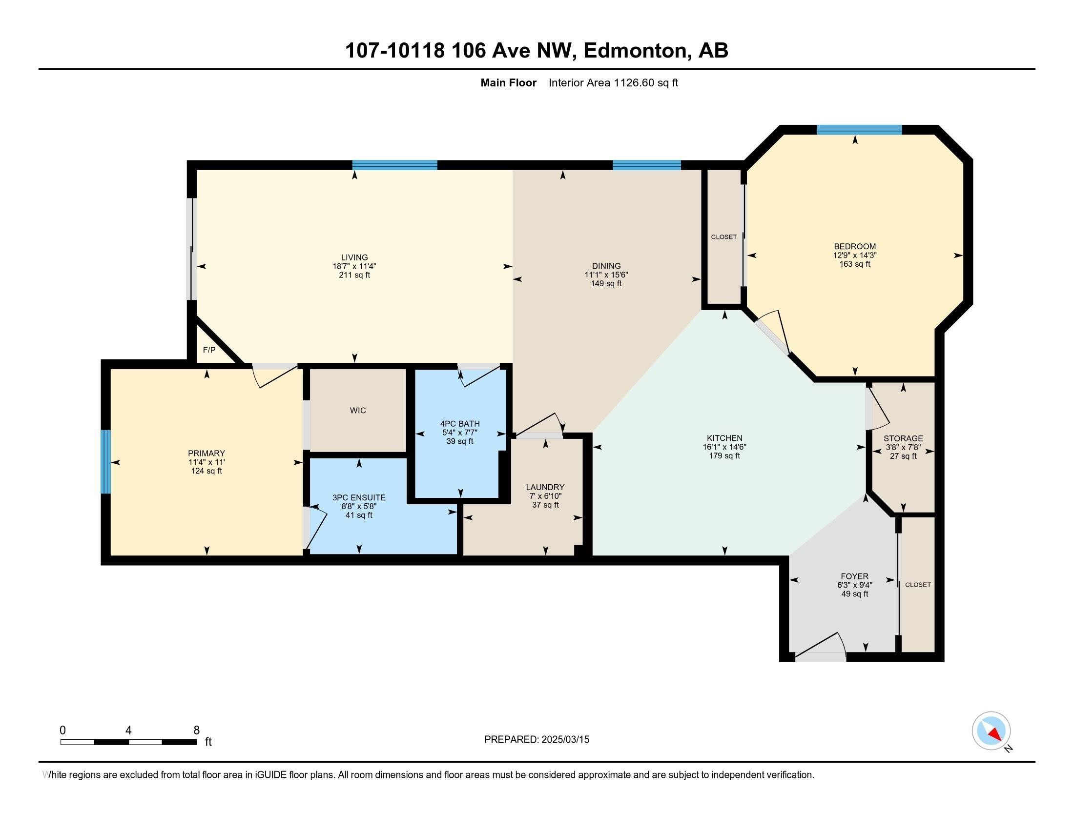 Floor plan - 107 10118 106 Avenue, Edmonton, AB - Other