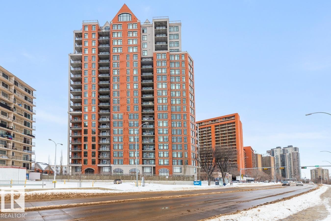 1103 9020 Jasper Avenue, Edmonton, AB - Outdoor With Facade