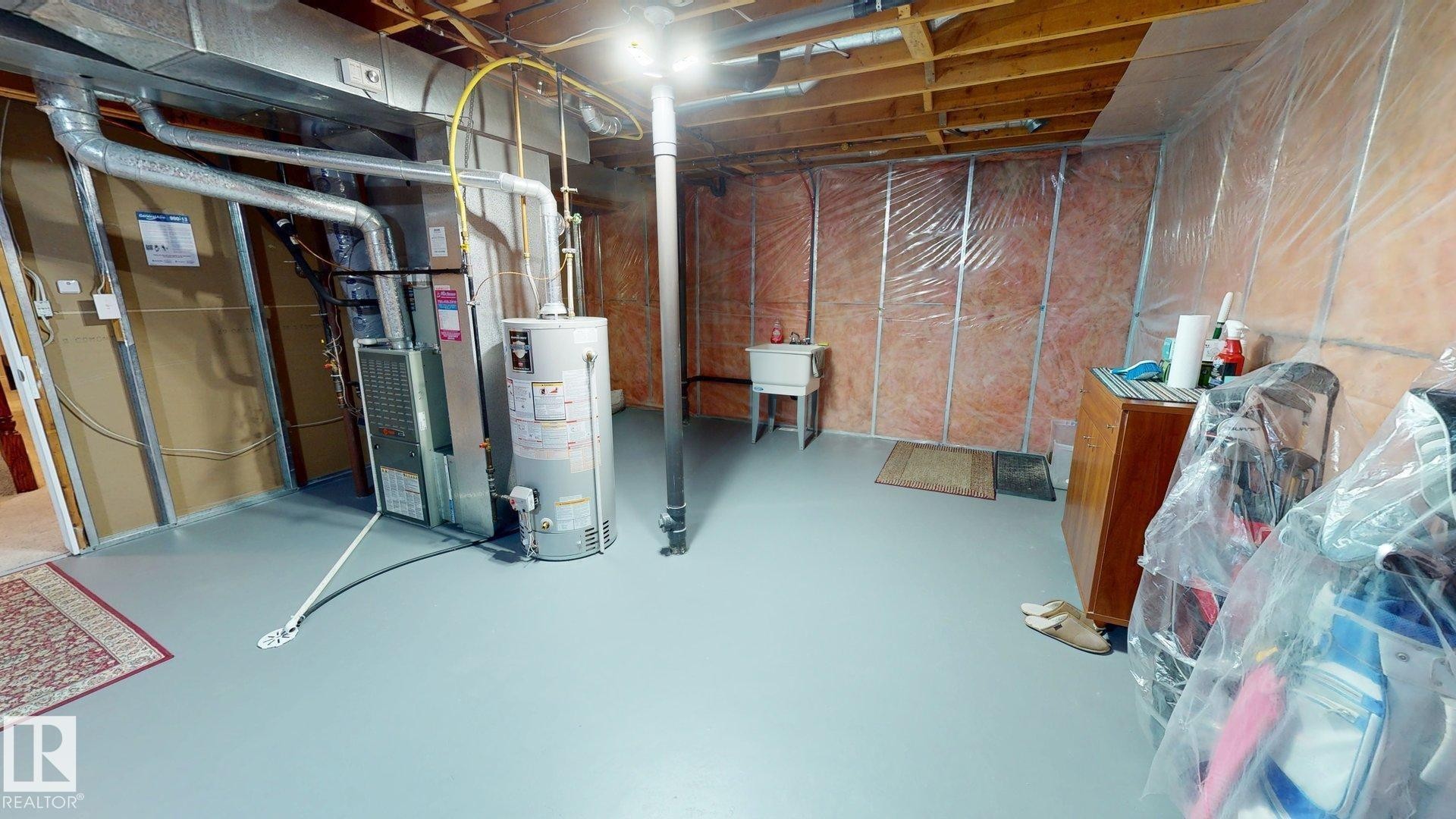 740 Wilkin Close, Edmonton, AB - Indoor Photo Showing Basement