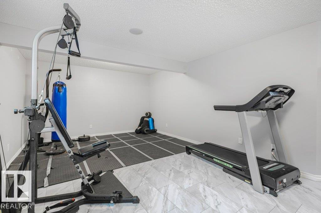 6105 17A Avenue, Edmonton, AB - Indoor Photo Showing Gym Room