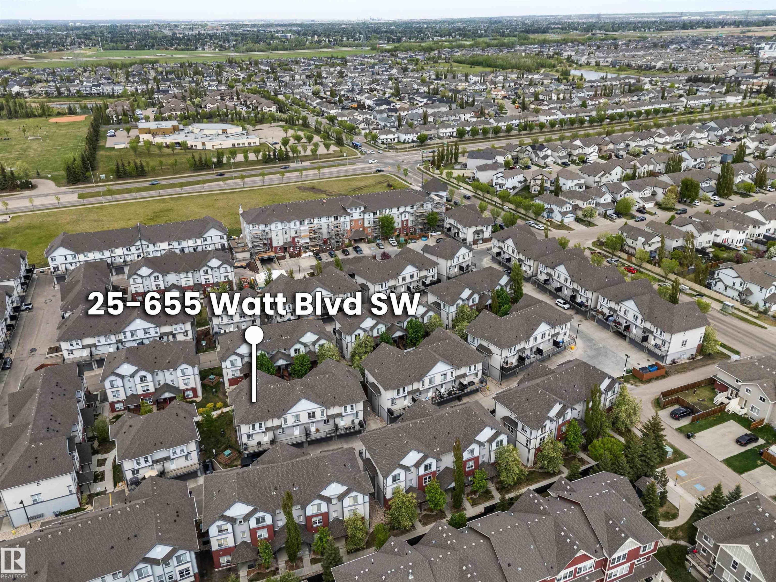 #25 655 Watt Blvd, Edmonton, AB - With View