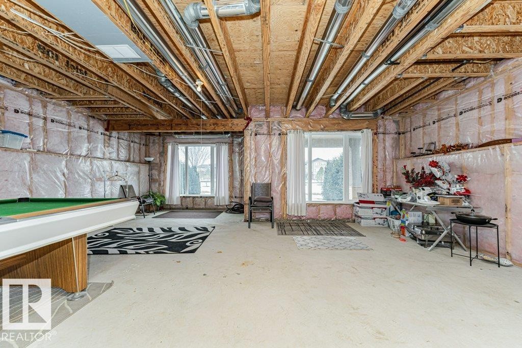 610 Albany Way, Edmonton, AB - Indoor Photo Showing Basement