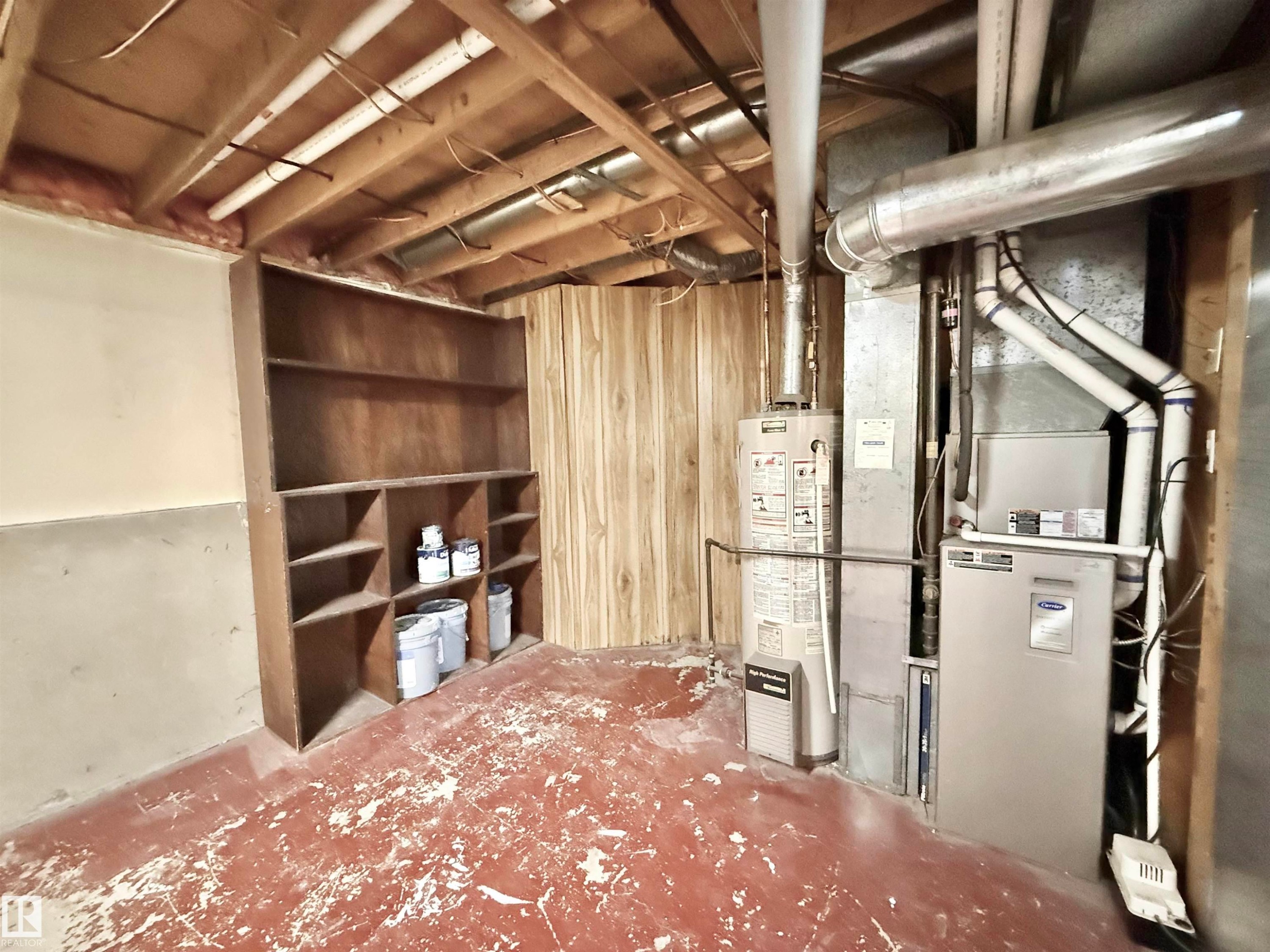 Edmonton, AB - Indoor Photo Showing Basement