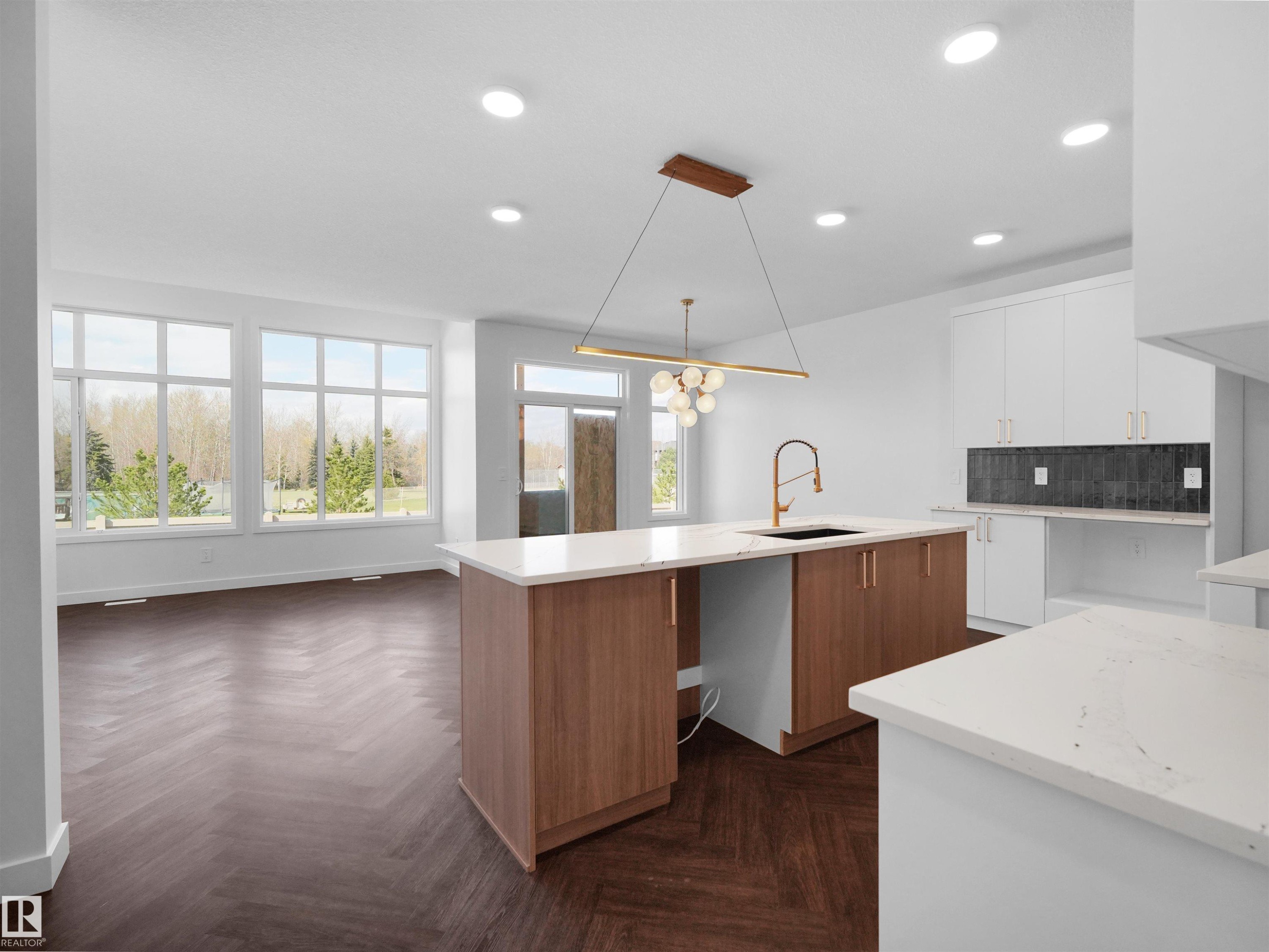 20624 43 Avenue, Edmonton, AB - Indoor Photo Showing Kitchen With Upgraded Kitchen