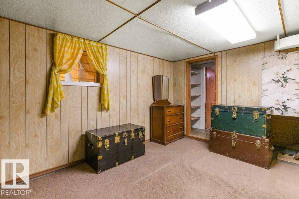 View of carpeted bedroom - 8810 93 Street, Edmonton, AB - Indoor Photo Showing Other Room