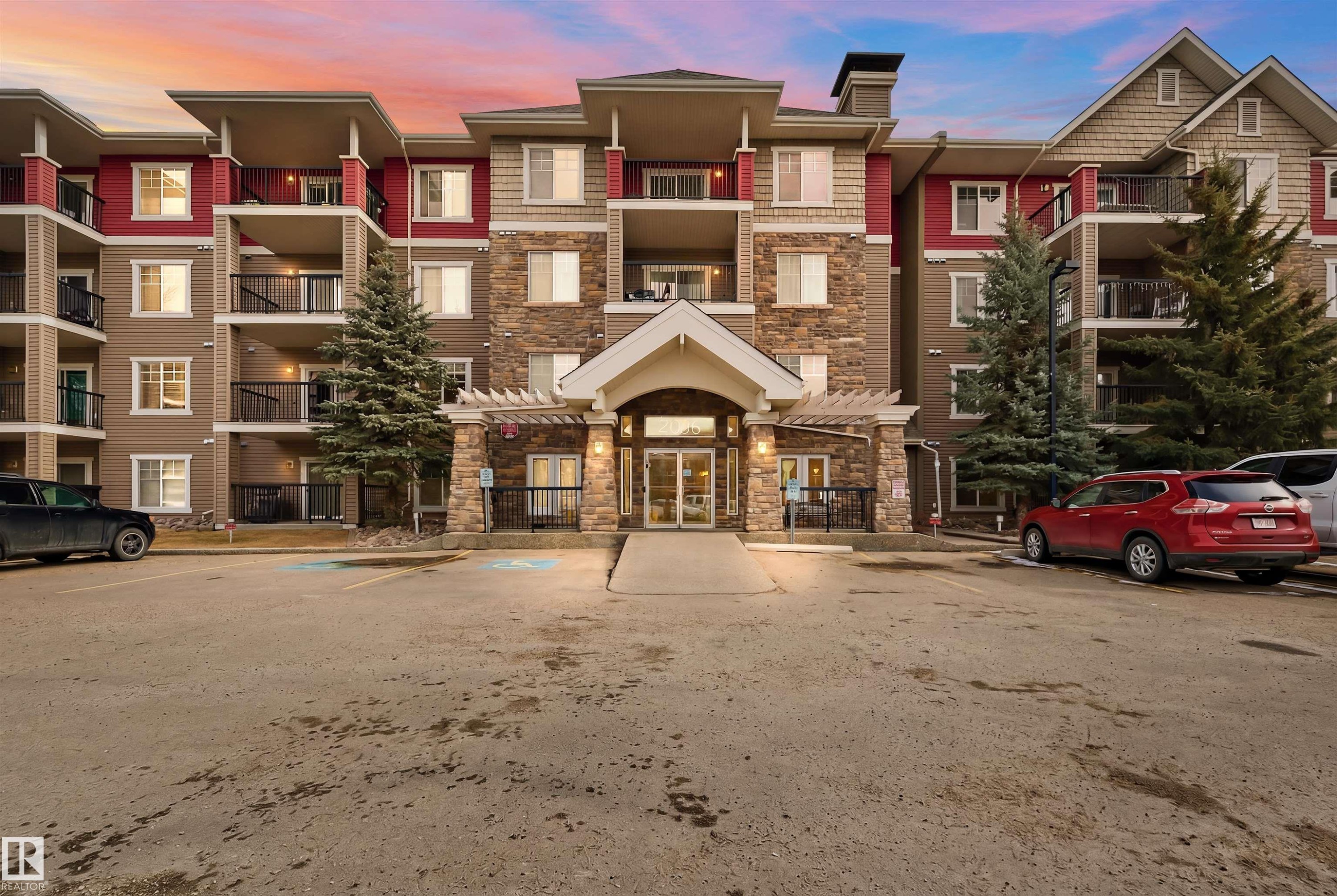 352 2096 Blackmud Creek Drive, Edmonton, AB - Outdoor With Balcony With Facade