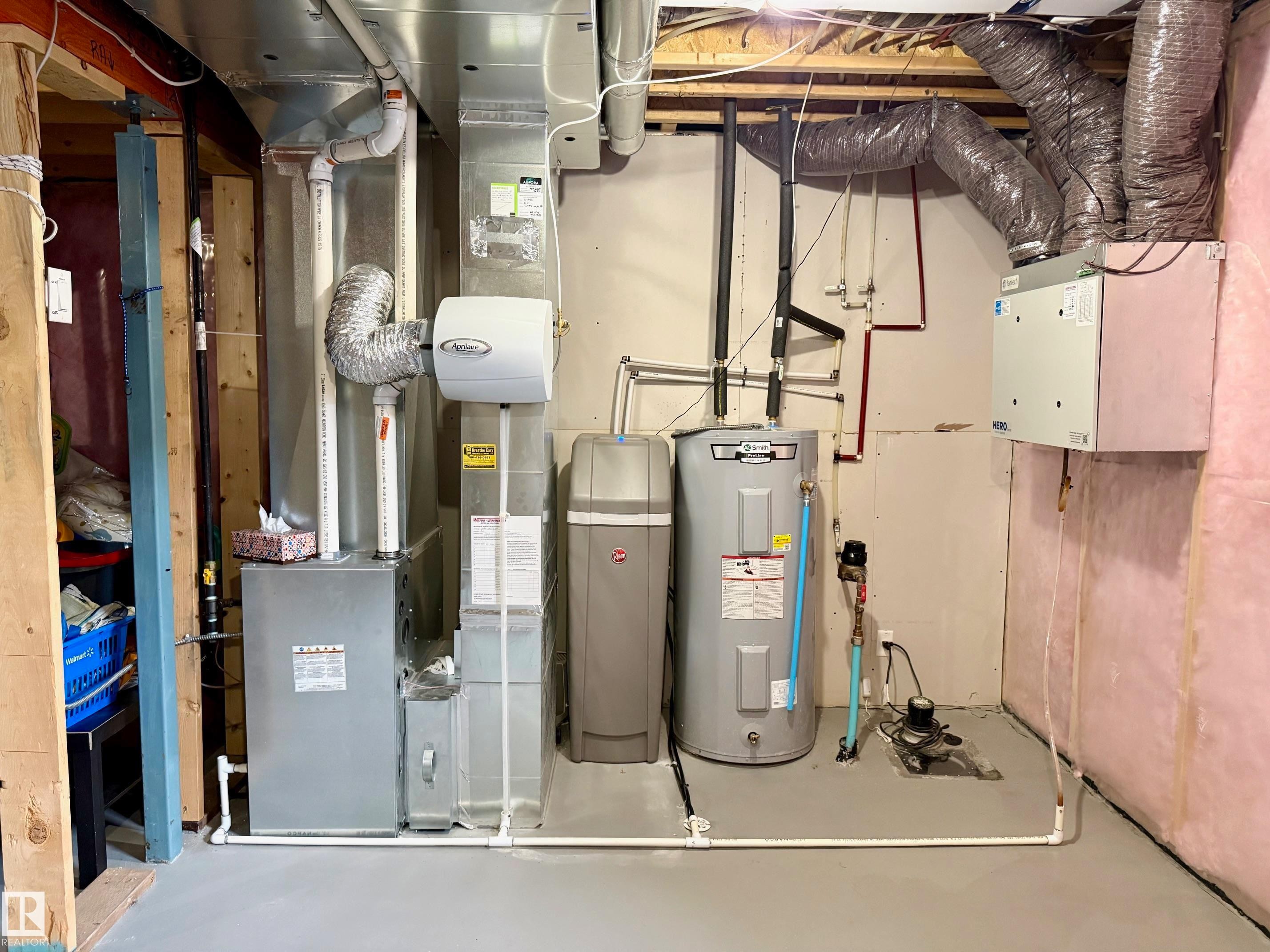 2093 Maple Road, Edmonton, AB - Indoor Photo Showing Basement