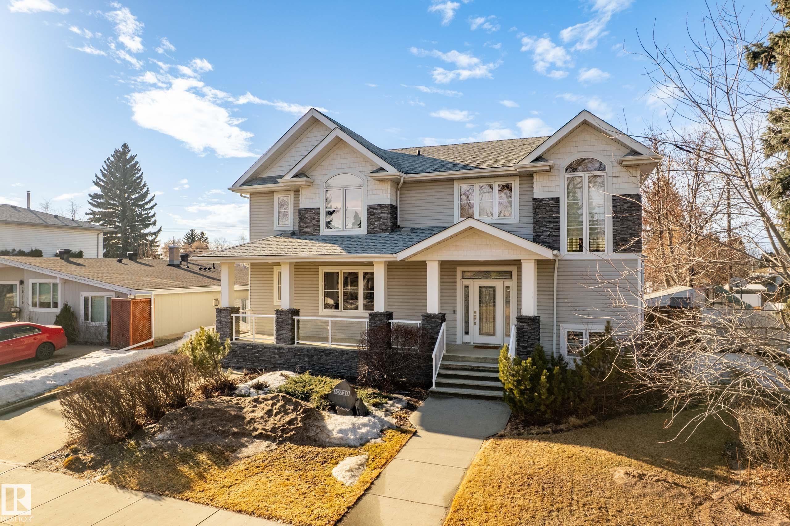 10720 65 Street, Edmonton, AB - Outdoor With Deck Patio Veranda With Facade