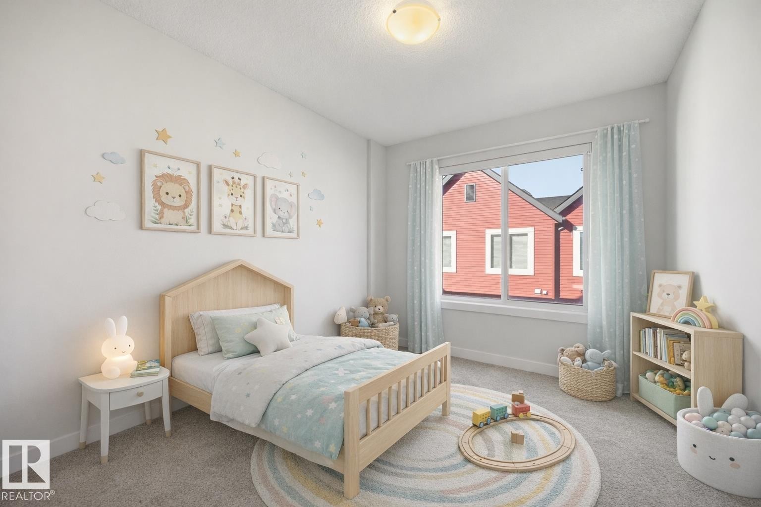 Virtually staged - 85 1010 Rabbit Hill Road, Edmonton, AB - Indoor Photo Showing Bedroom