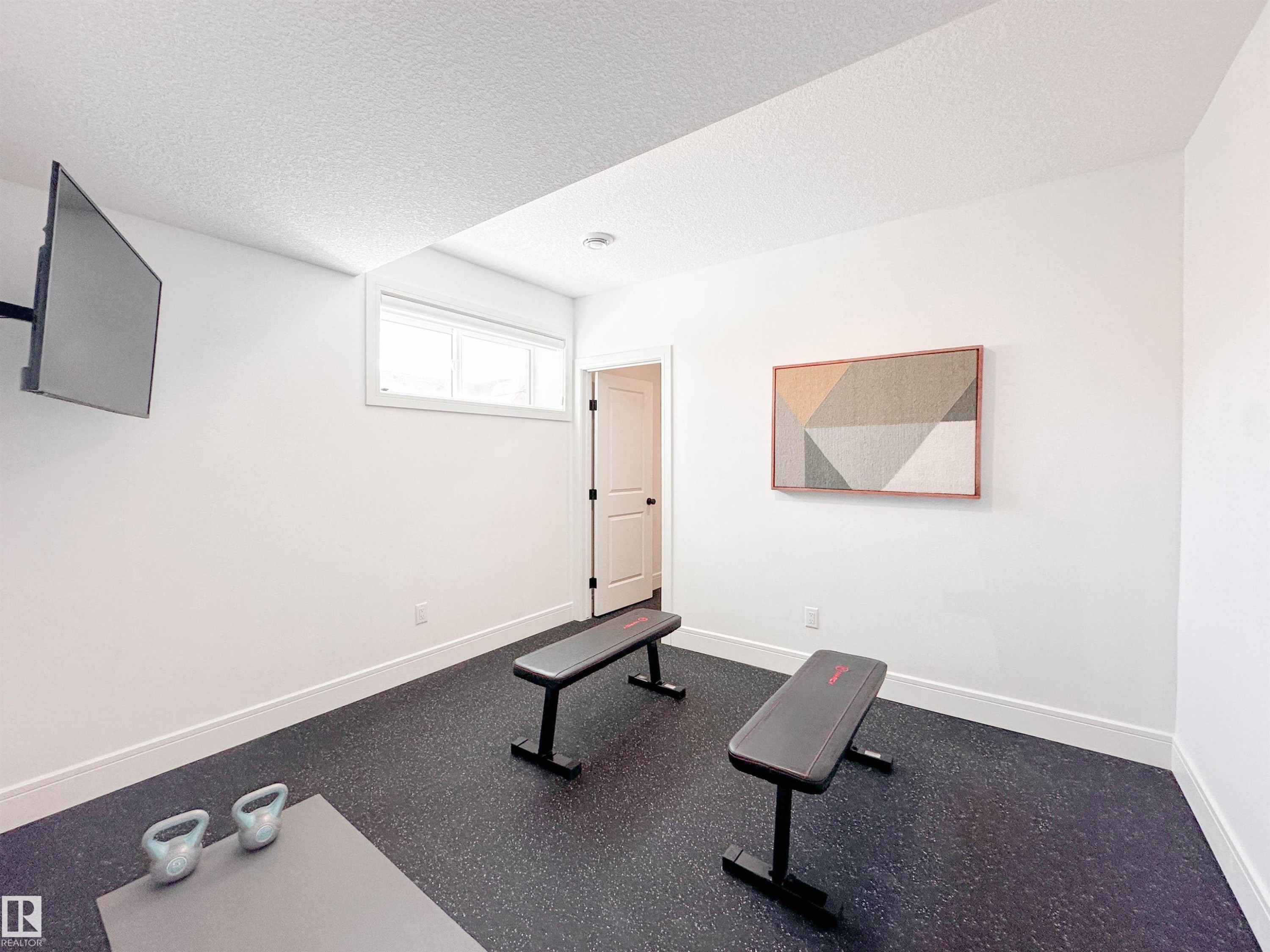 7 Jubilation Drive, St. Albert, AB - Indoor Photo Showing Gym Room
