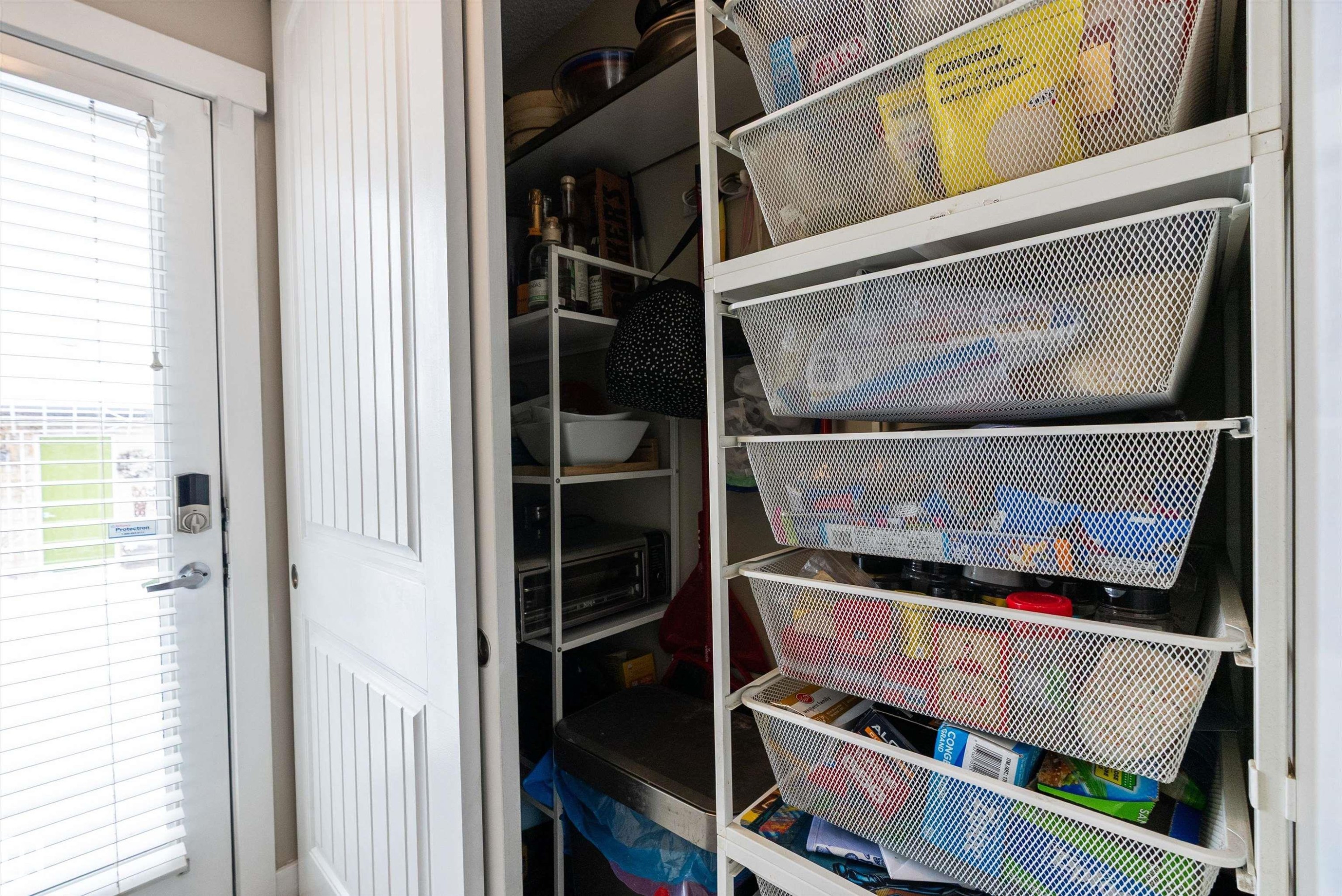 This room features a window with blinds, recessed lighting, and wood-style flooring - 2914 18A Avenue, Edmonton, AB - Indoor Photo Showing Bedroom