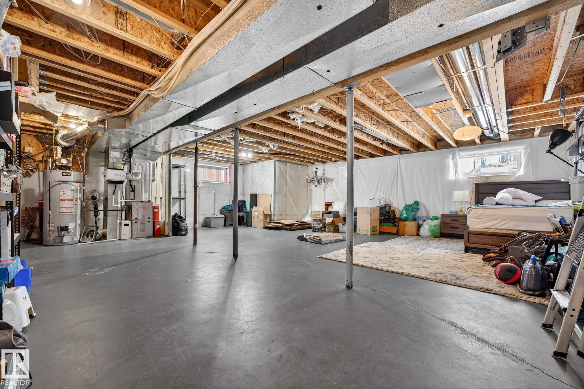 112 Windrose Drive, Leduc, AB - Indoor Photo Showing Basement