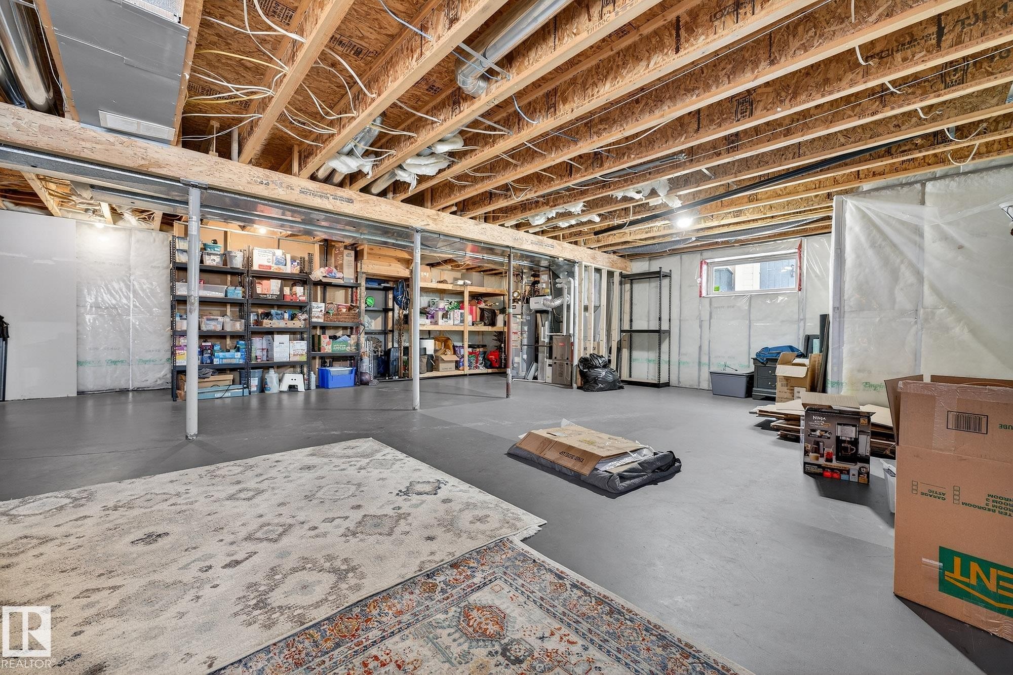 112 Windrose Drive, Leduc, AB - Indoor Photo Showing Basement