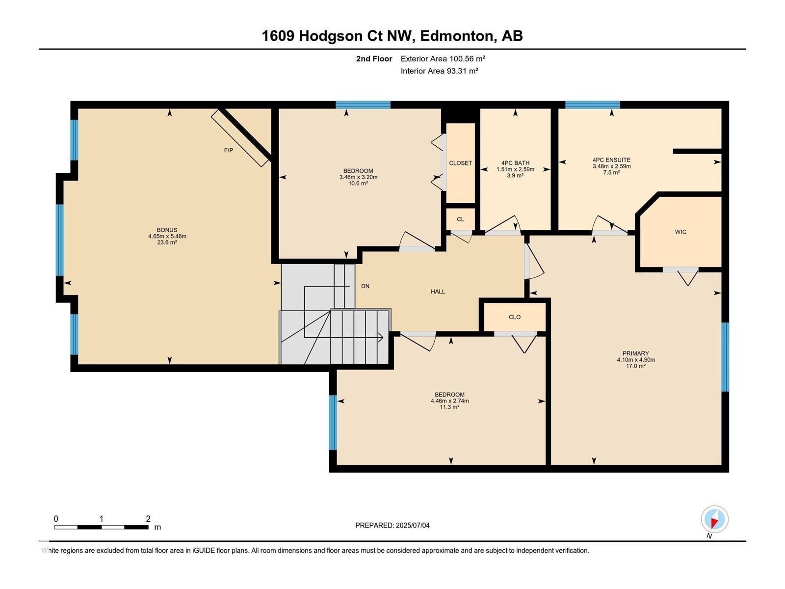 Floor plan - 1609 Hodgson Crest, Edmonton, AB - Other