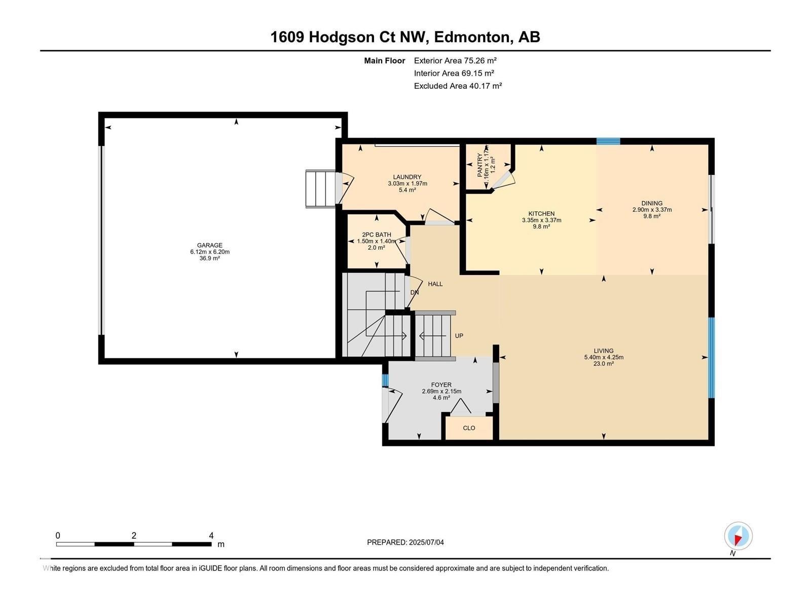 Floor plan - 1609 Hodgson Crest, Edmonton, AB - Other