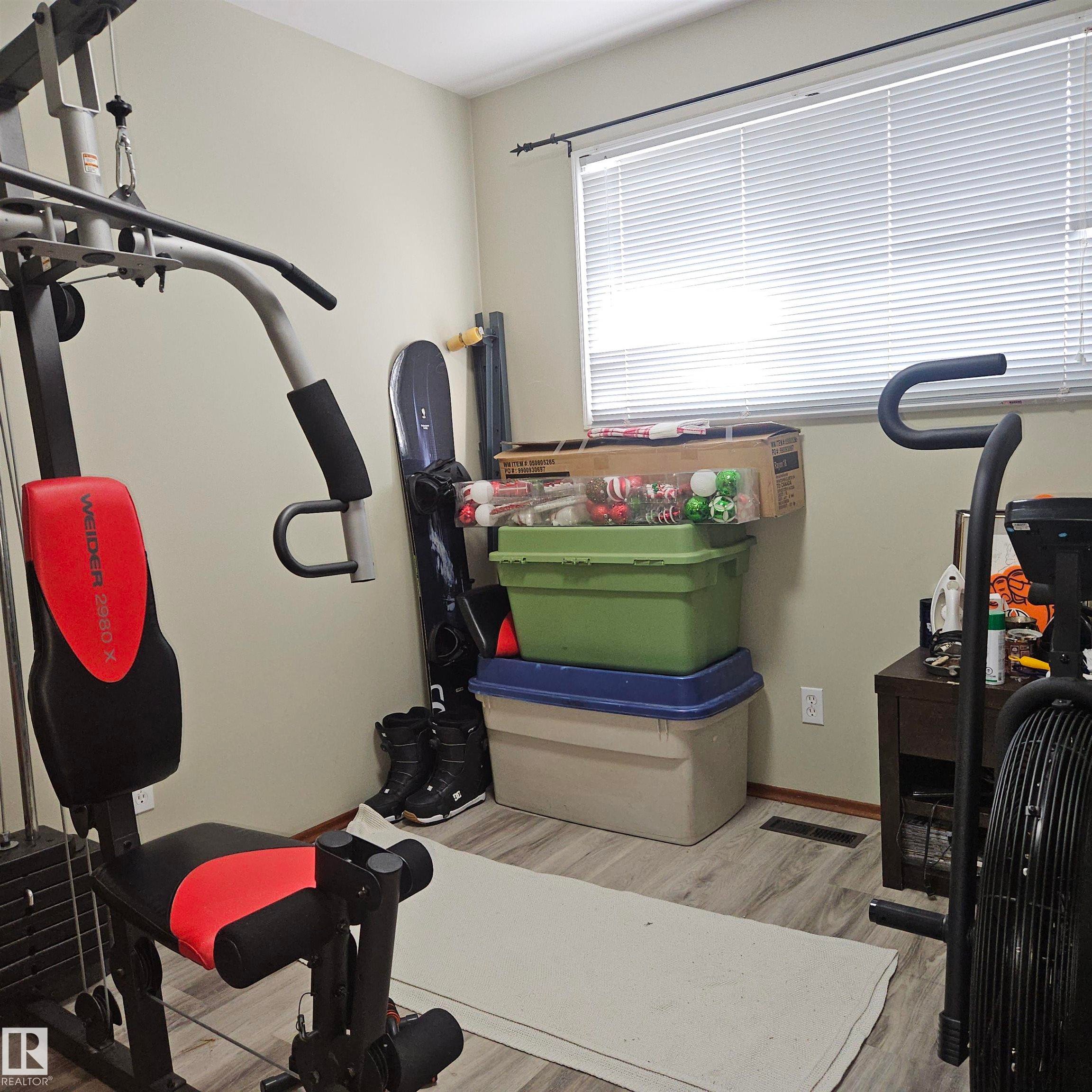 8317 69 Avenue, Edmonton, AB - Indoor Photo Showing Gym Room