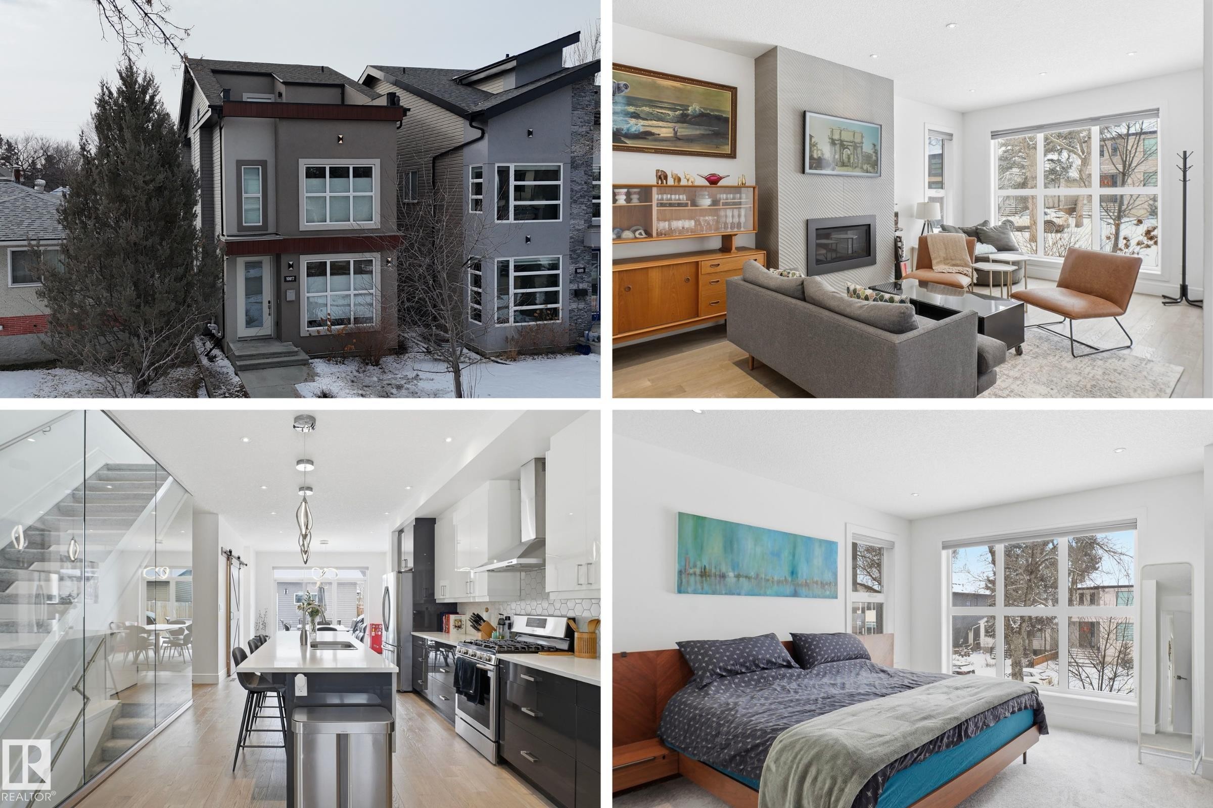 10817 75 Avenue, Edmonton, AB - Indoor With Fireplace