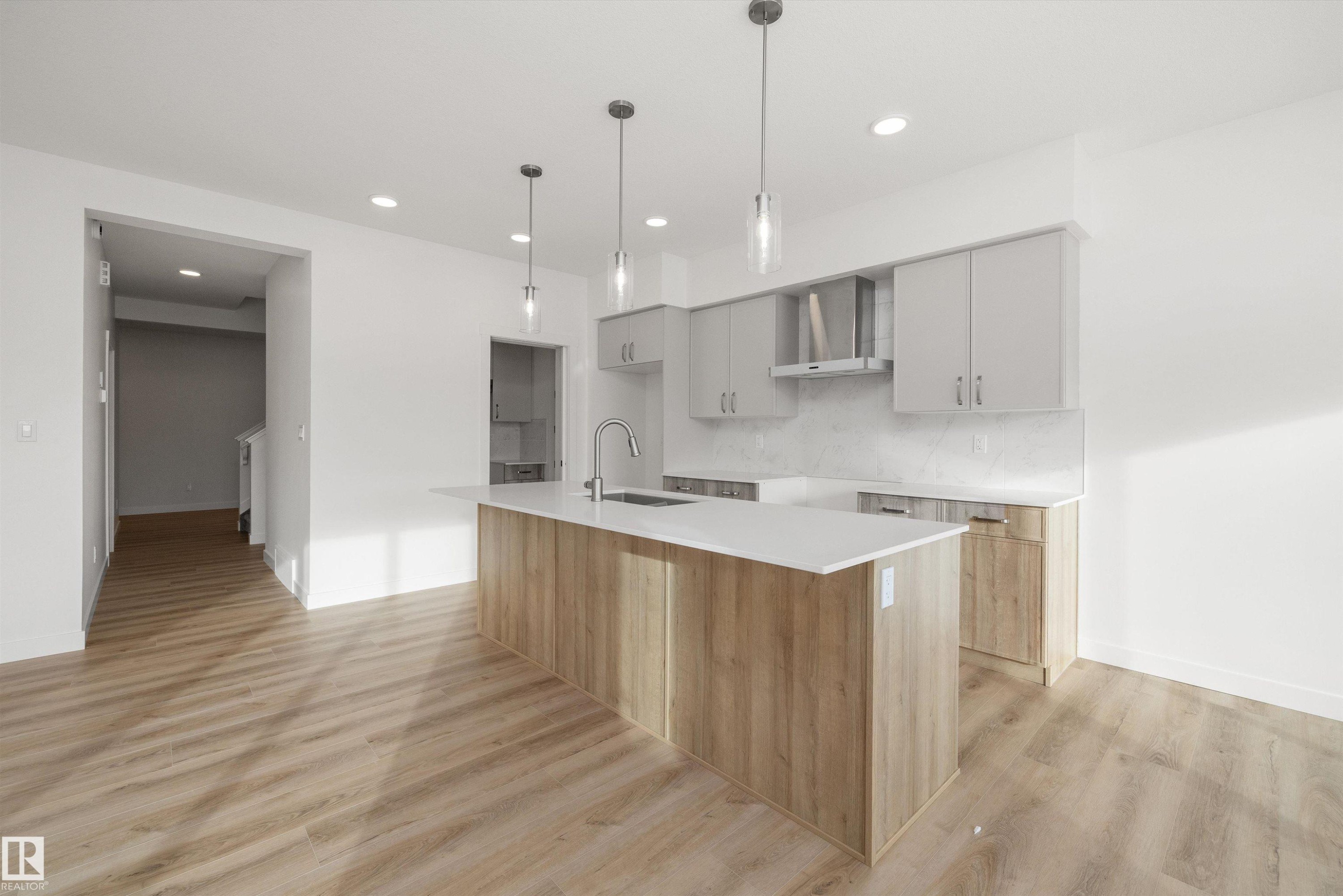 1315 11 Avenue, Edmonton, AB - Indoor Photo Showing Kitchen With Upgraded Kitchen