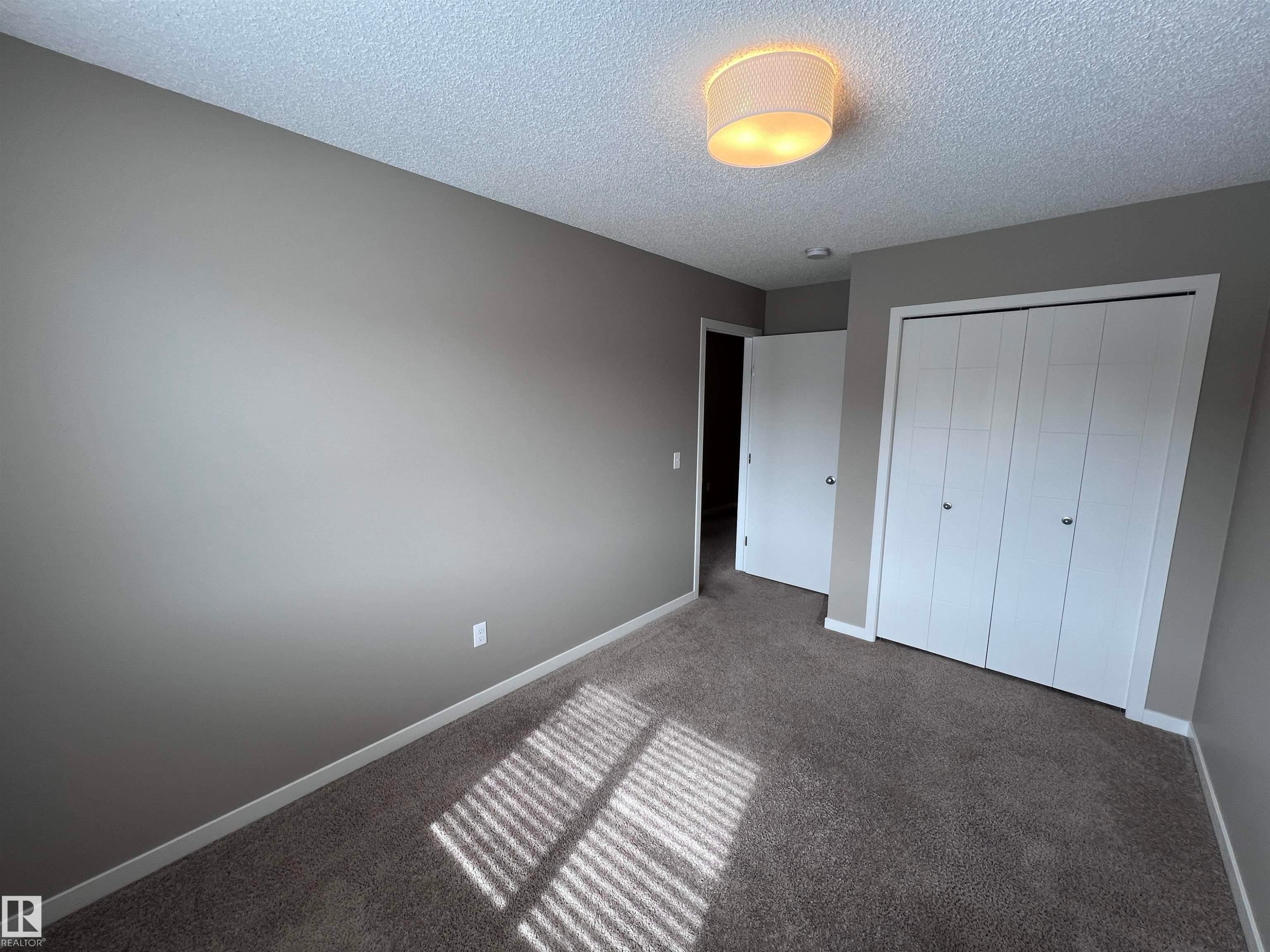 The room features neutral-toned walls, plush carpeting, and a ceiling light fixture - 1421 26 Avenue, Edmonton, AB - Indoor Photo Showing Other Room