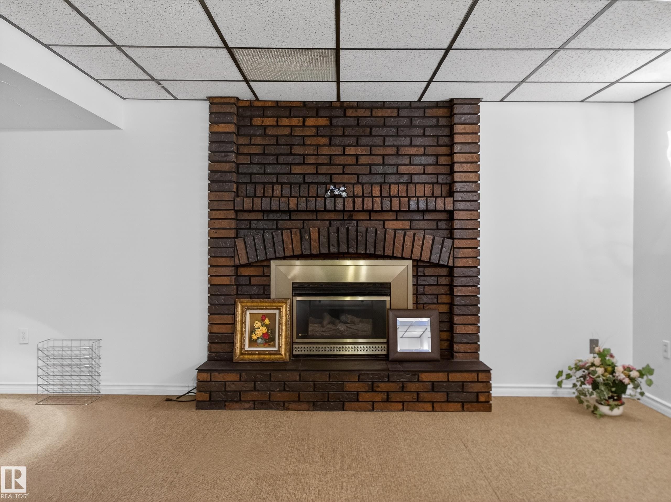 8906 83 Avenue, Edmonton, AB - Indoor With Fireplace