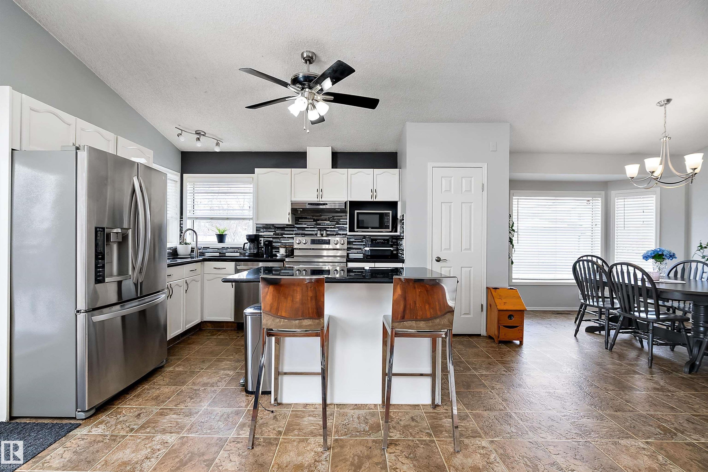 3706 131A Avenue, Edmonton, AB - Indoor Photo Showing Kitchen With Stainless Steel Kitchen With Upgraded Kitchen