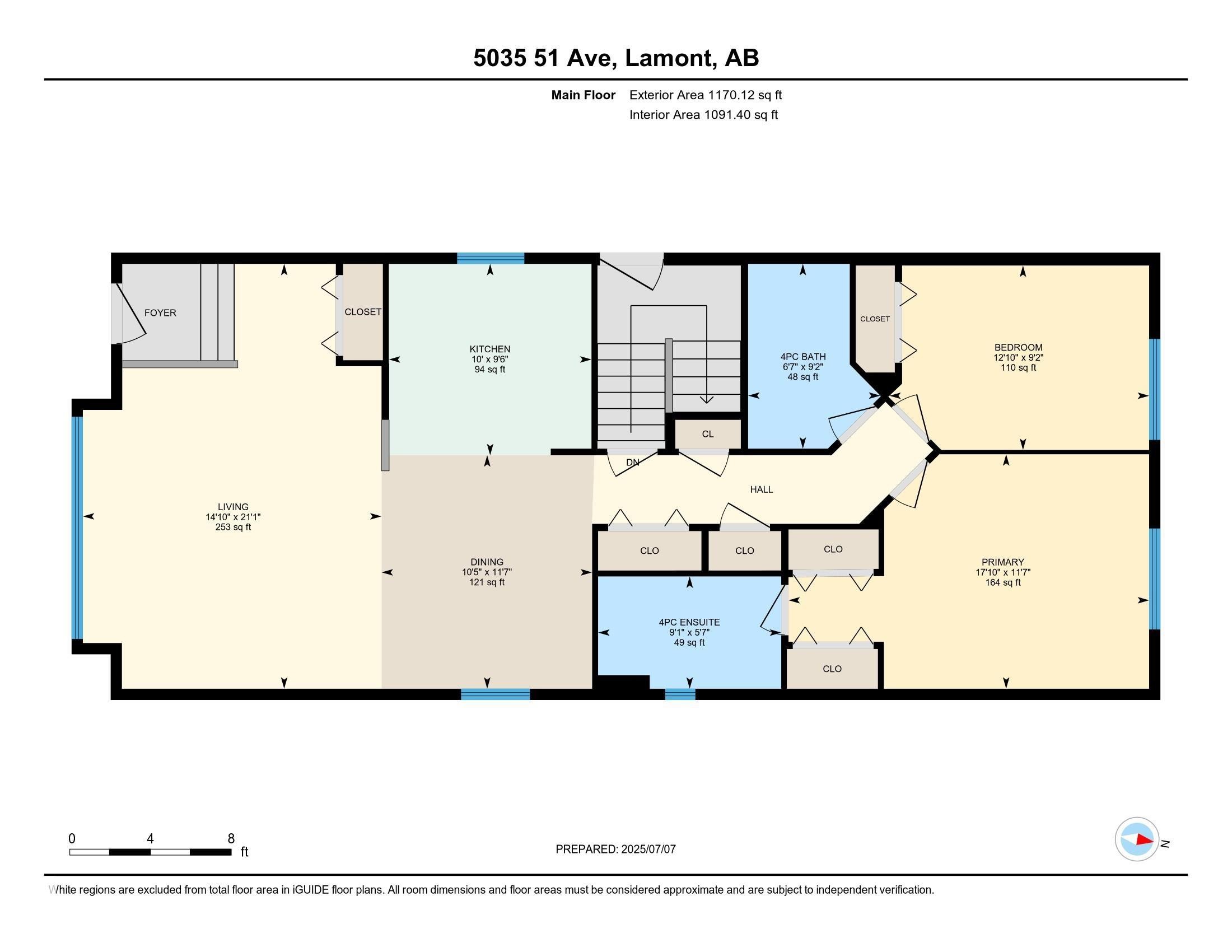 Floor plan - 5035 51 Avenue, Lamont, AB - Other