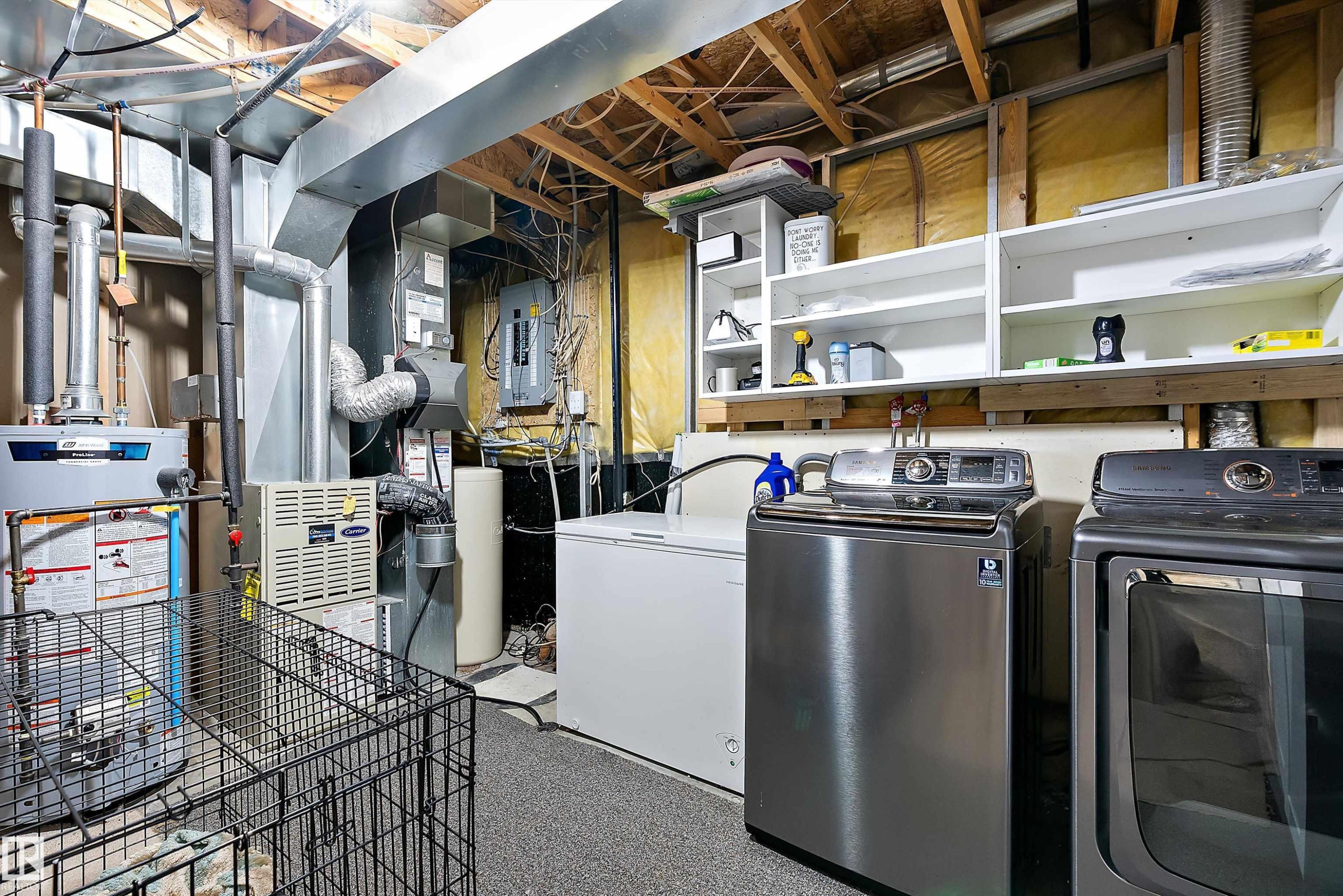 49 Heatherglen Crescent, Spruce Grove, AB - Indoor Photo Showing Laundry Room