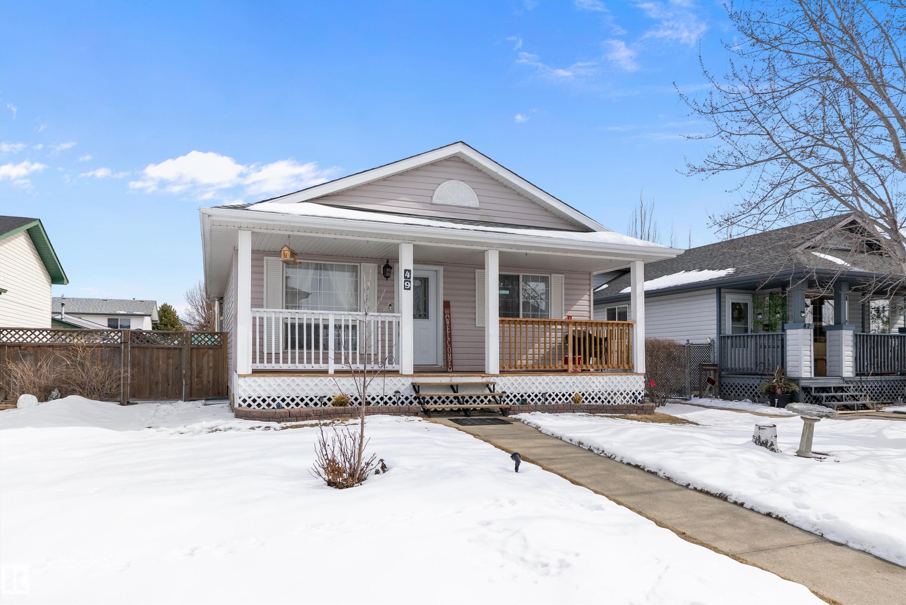 49 Heatherglen Crescent, Spruce Grove, AB - Outdoor With Deck Patio Veranda With Facade