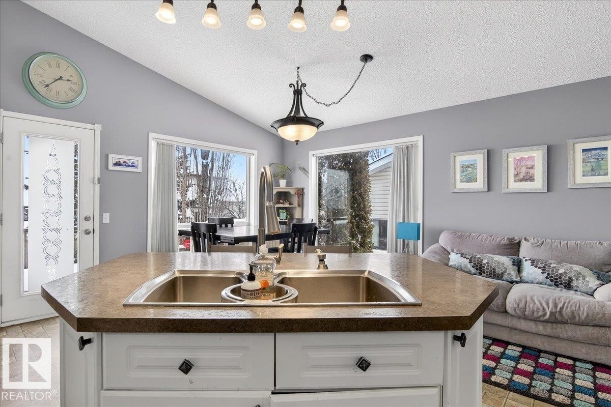 83 Hamilton Crescent, St. Albert, AB - Indoor Photo Showing Kitchen With Double Sink
