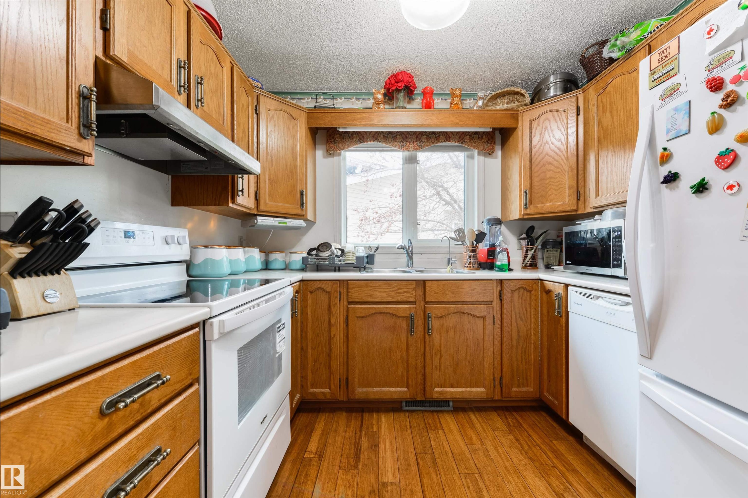 10840 25 Avenue, Edmonton, AB - Indoor Photo Showing Kitchen With Double Sink