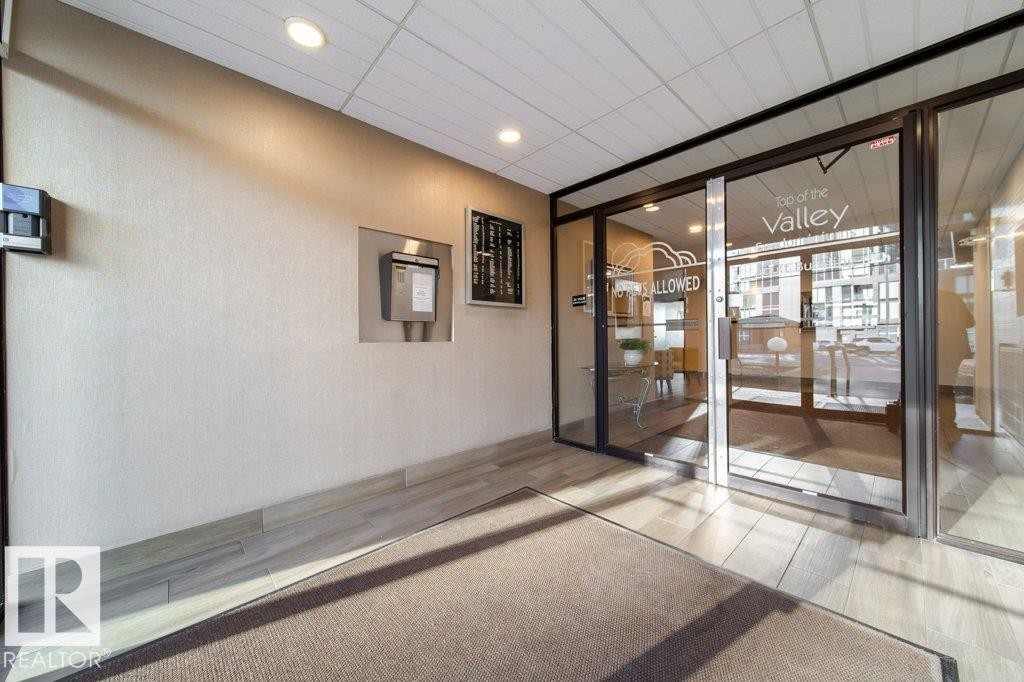 2 ELEVATORS off the entrance - 1101 12141 Jasper Avenue, Edmonton, AB - With Balcony With Exterior