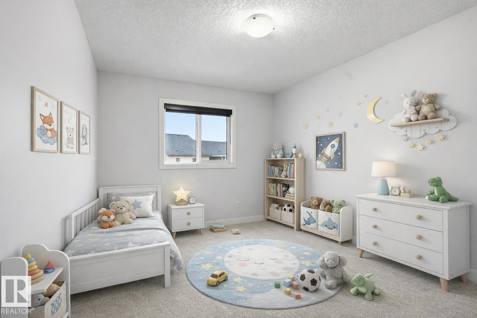 Virtually staged - 3609 Atkinson Loop, Edmonton, AB - Indoor Photo Showing Bedroom