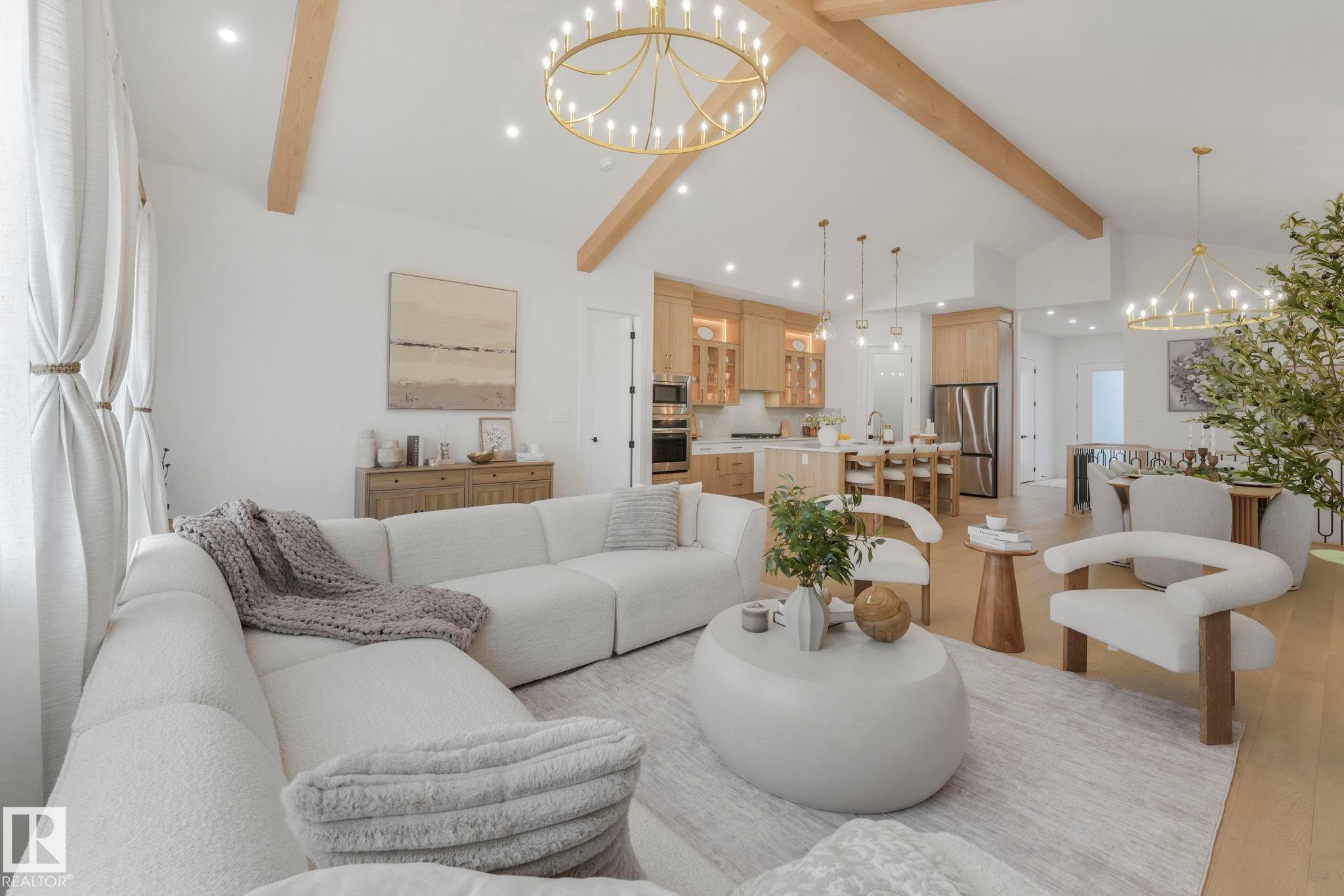 264 Falcon Crescent, Leduc, AB - Indoor Photo Showing Living Room