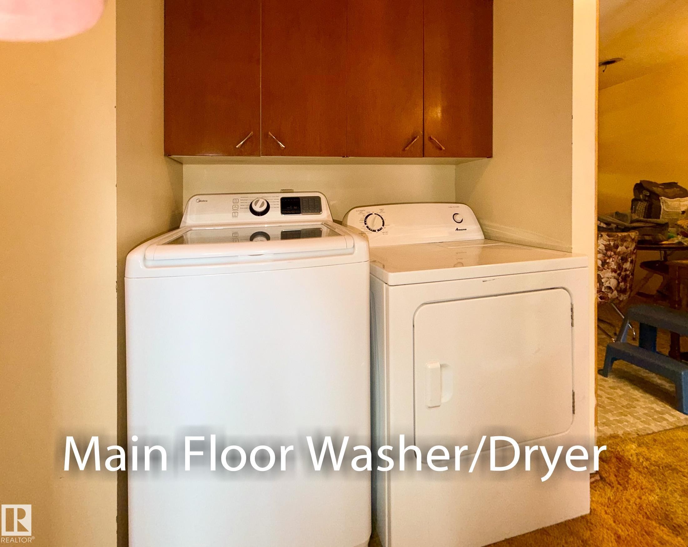 10512 55 Avenue, Edmonton, AB - Indoor Photo Showing Laundry Room