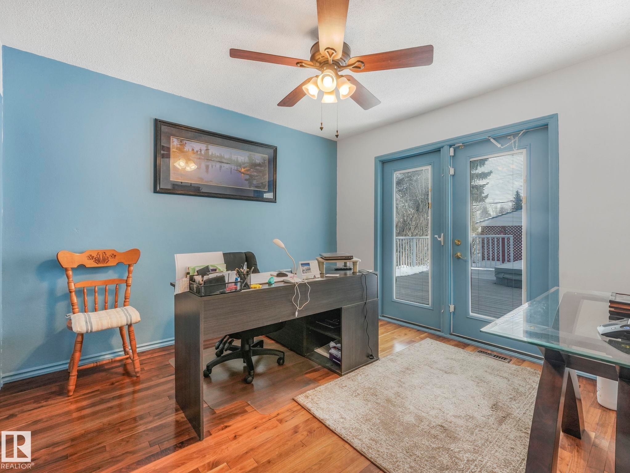 main floor bedroom option - 7653 91 Avenue, Edmonton, AB - Indoor Photo Showing Office