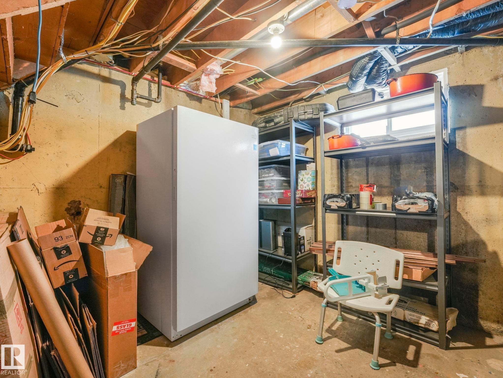 7653 91 Avenue, Edmonton, AB - Indoor Photo Showing Basement