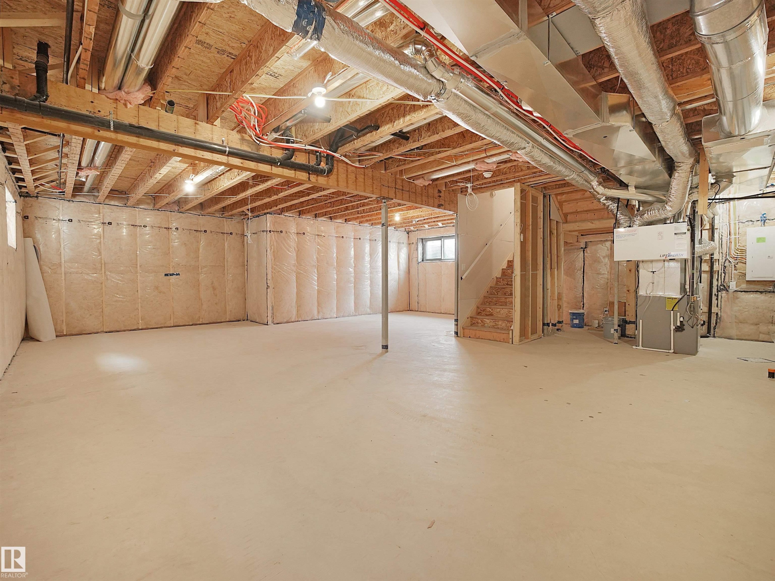 165 Edgewater Circle, Leduc, AB - Indoor Photo Showing Basement