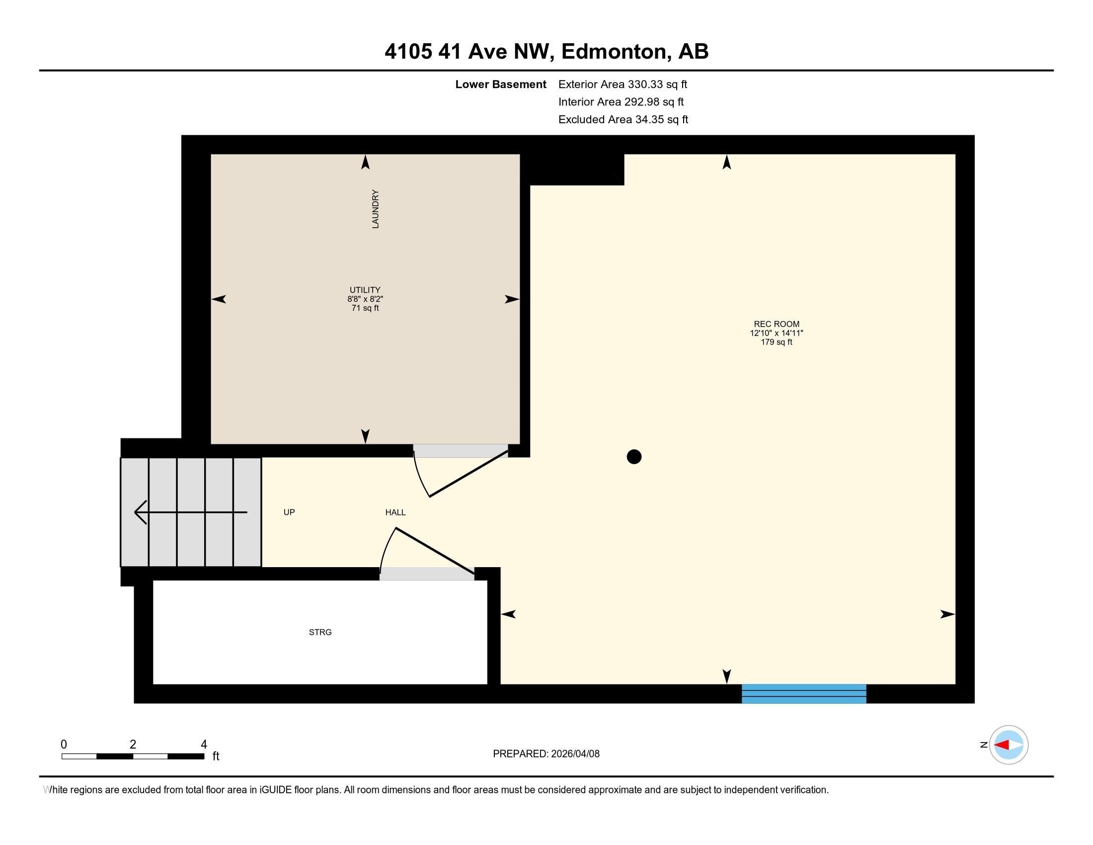 Floor plan - 4105 41 Avenue, Edmonton, AB - Other