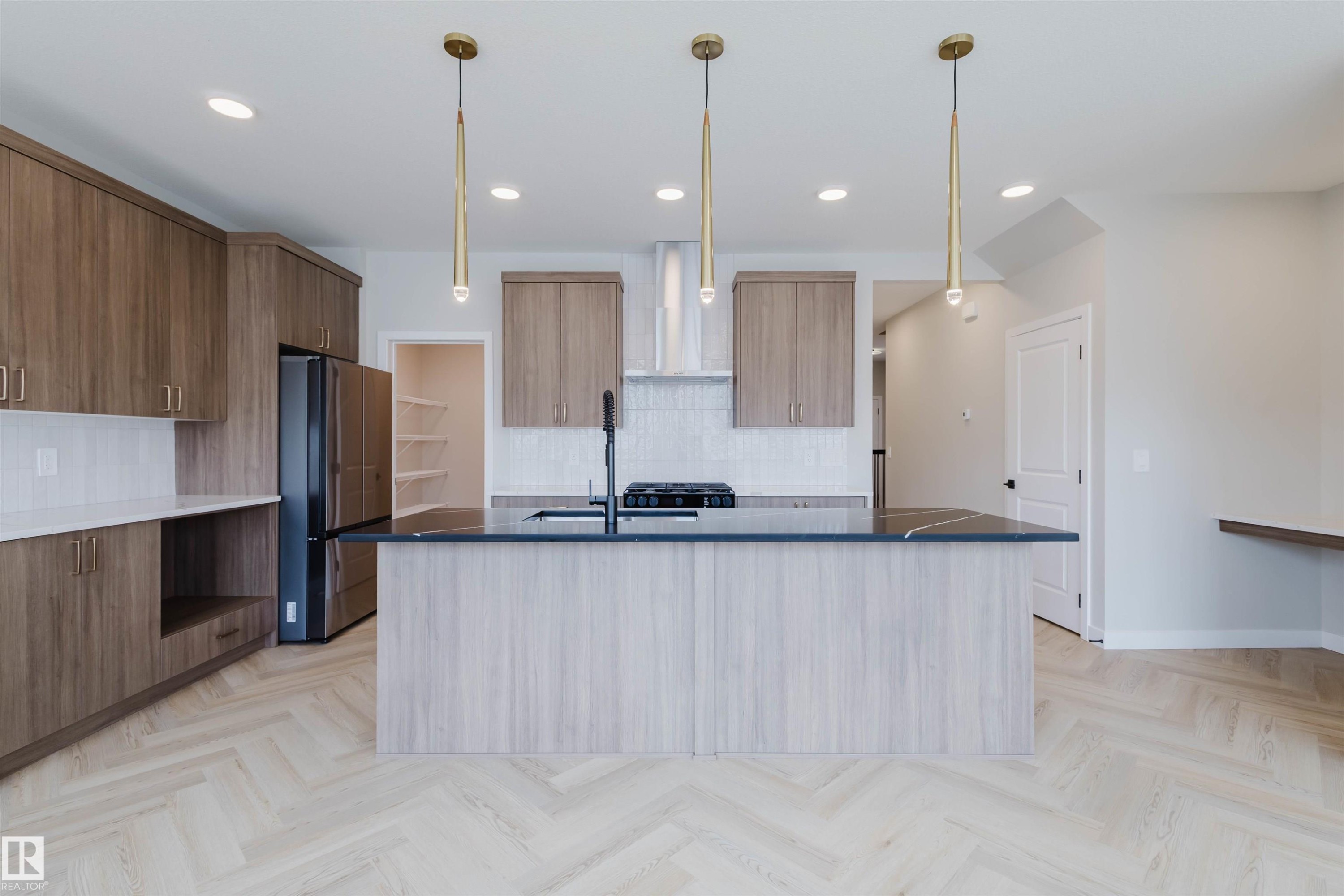 20632 43 Avenue, Edmonton, AB - Indoor Photo Showing Kitchen With Stainless Steel Kitchen With Upgraded Kitchen