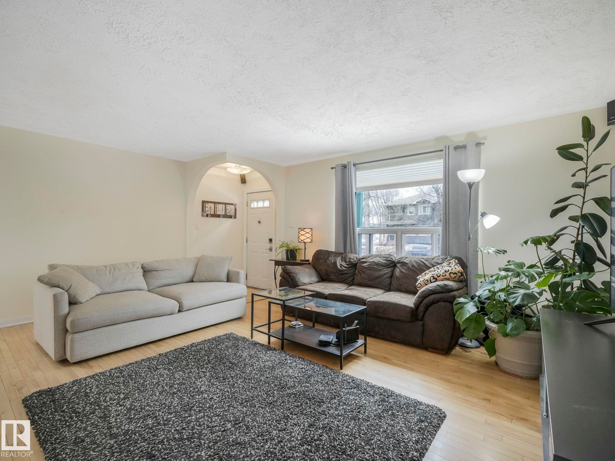 10727 66 Avenue, Edmonton, AB - Indoor Photo Showing Living Room