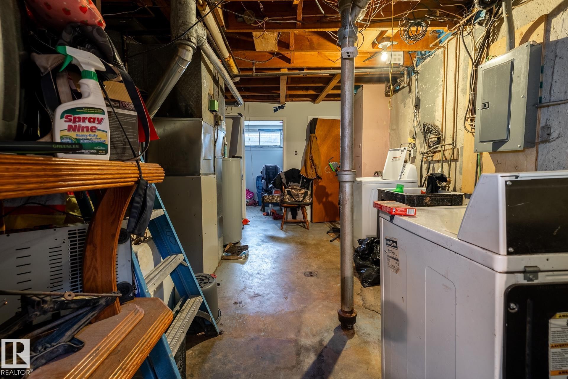 9704 76 Street, Edmonton, AB - Indoor Photo Showing Basement