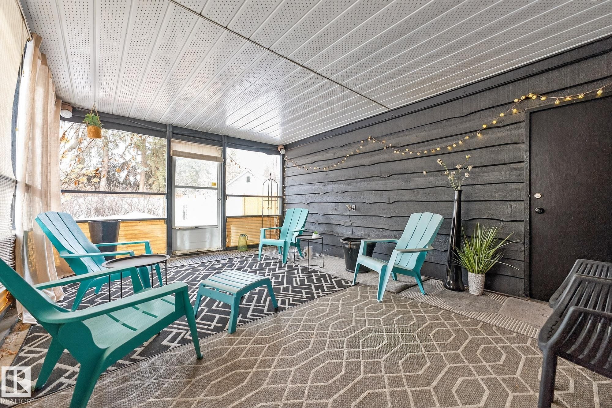 Sunroom featuring a patio - 8604 142 Street, Edmonton, AB - Photo Showing Other Room