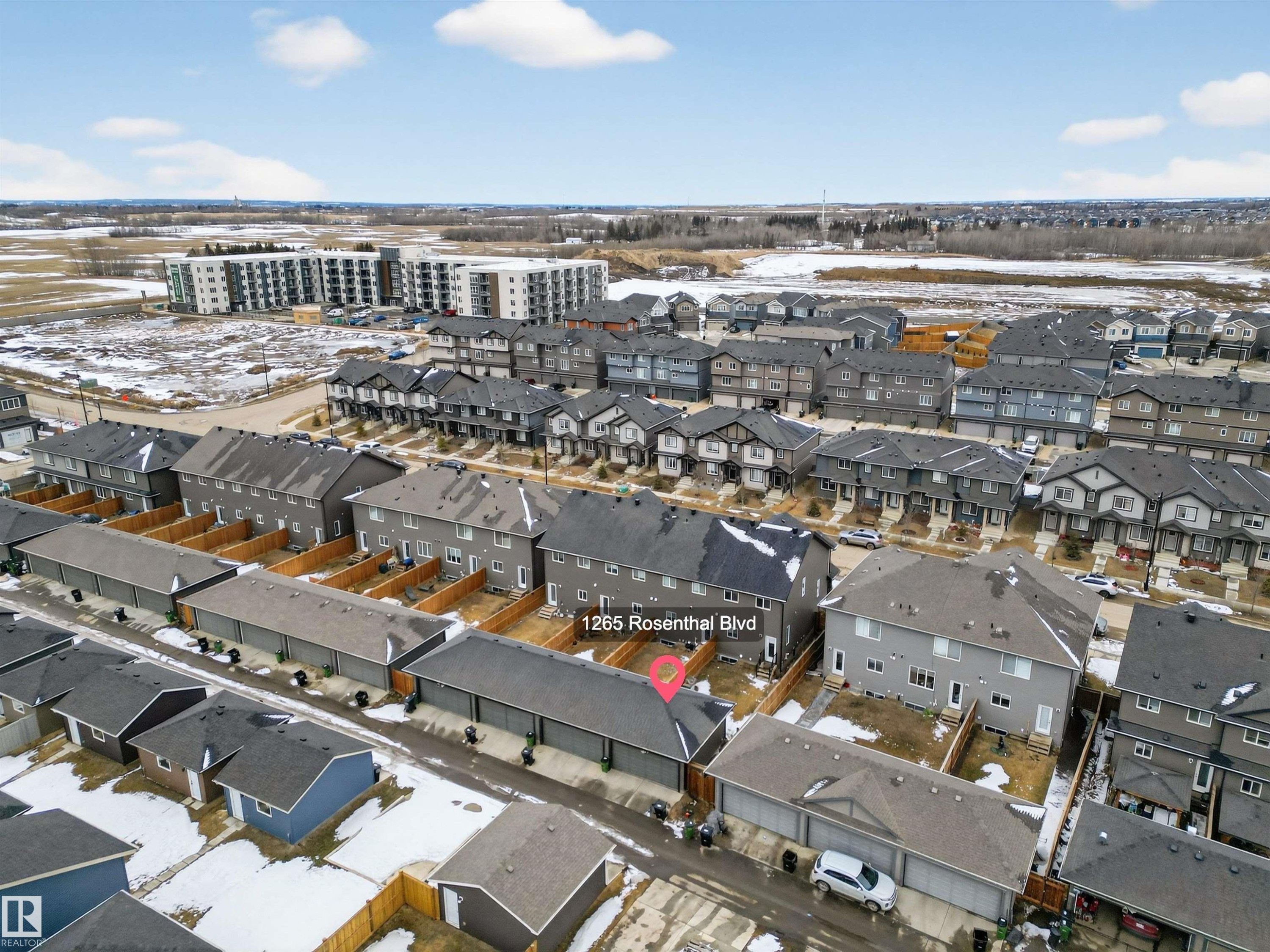 1265 Rosenthal Boulevard, Edmonton, AB - Outdoor With View