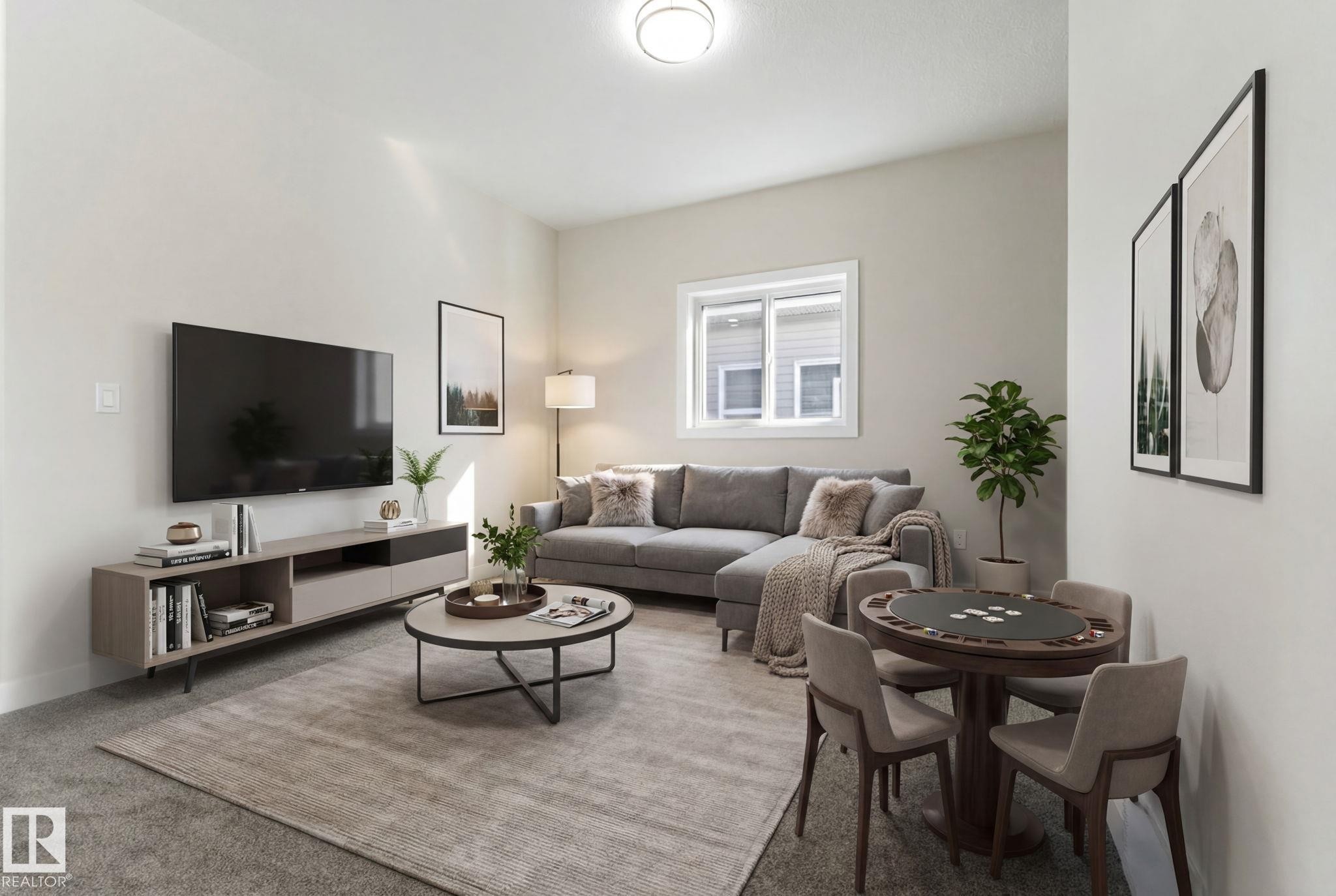 5736 176 Avenue, Edmonton, AB - Indoor Photo Showing Living Room