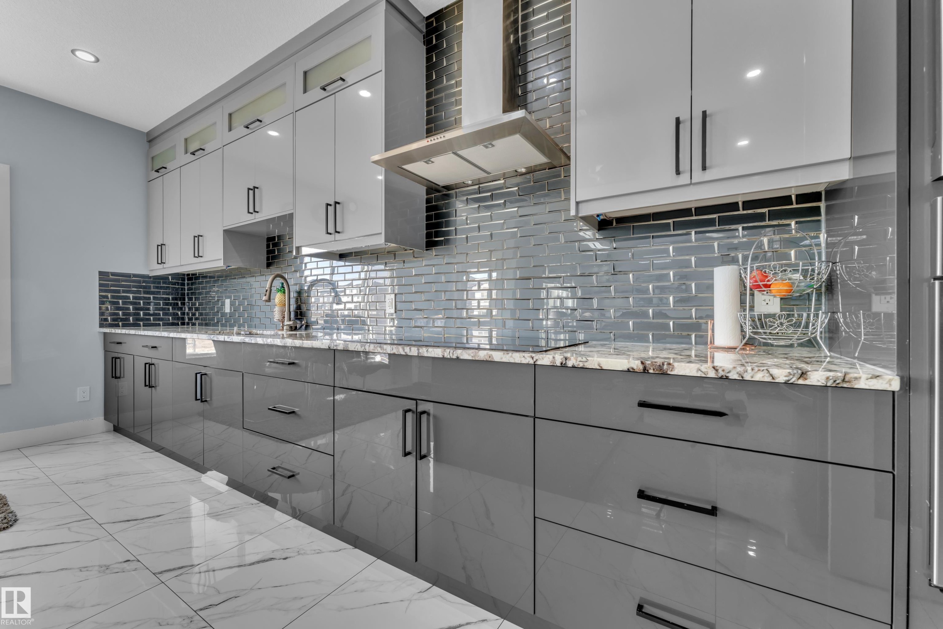 2011 18 Avenue, Edmonton, AB - Indoor Photo Showing Kitchen With Upgraded Kitchen